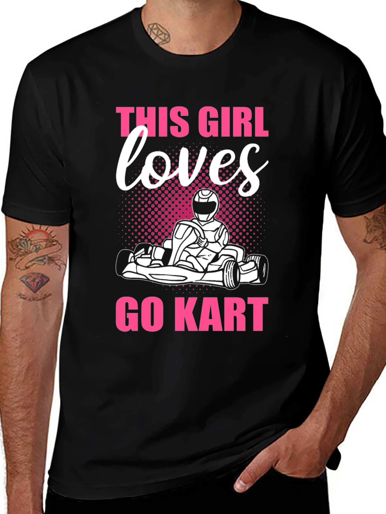 Variant 21 of This Girl Loves Go Kart T-Shirt - Racing Fan Apparel