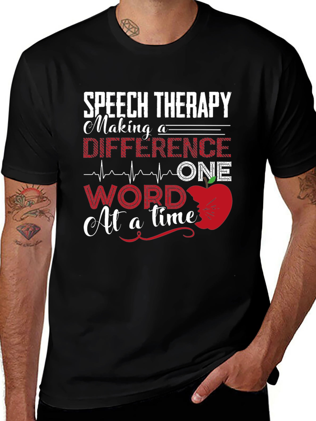 Speech Therapy T-Shirt: Making a Difference One Word at a Time