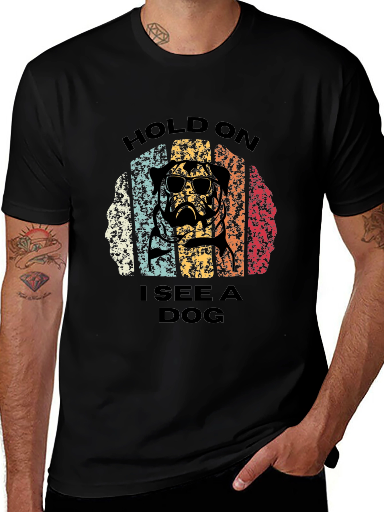 Variant 11 of Retro Dog Graphic T-Shirt