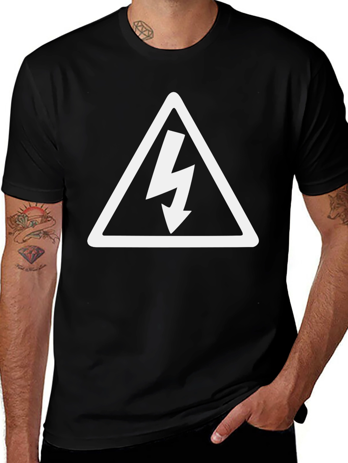 High Voltage Warning T-Shirt - Danger Alert Tee