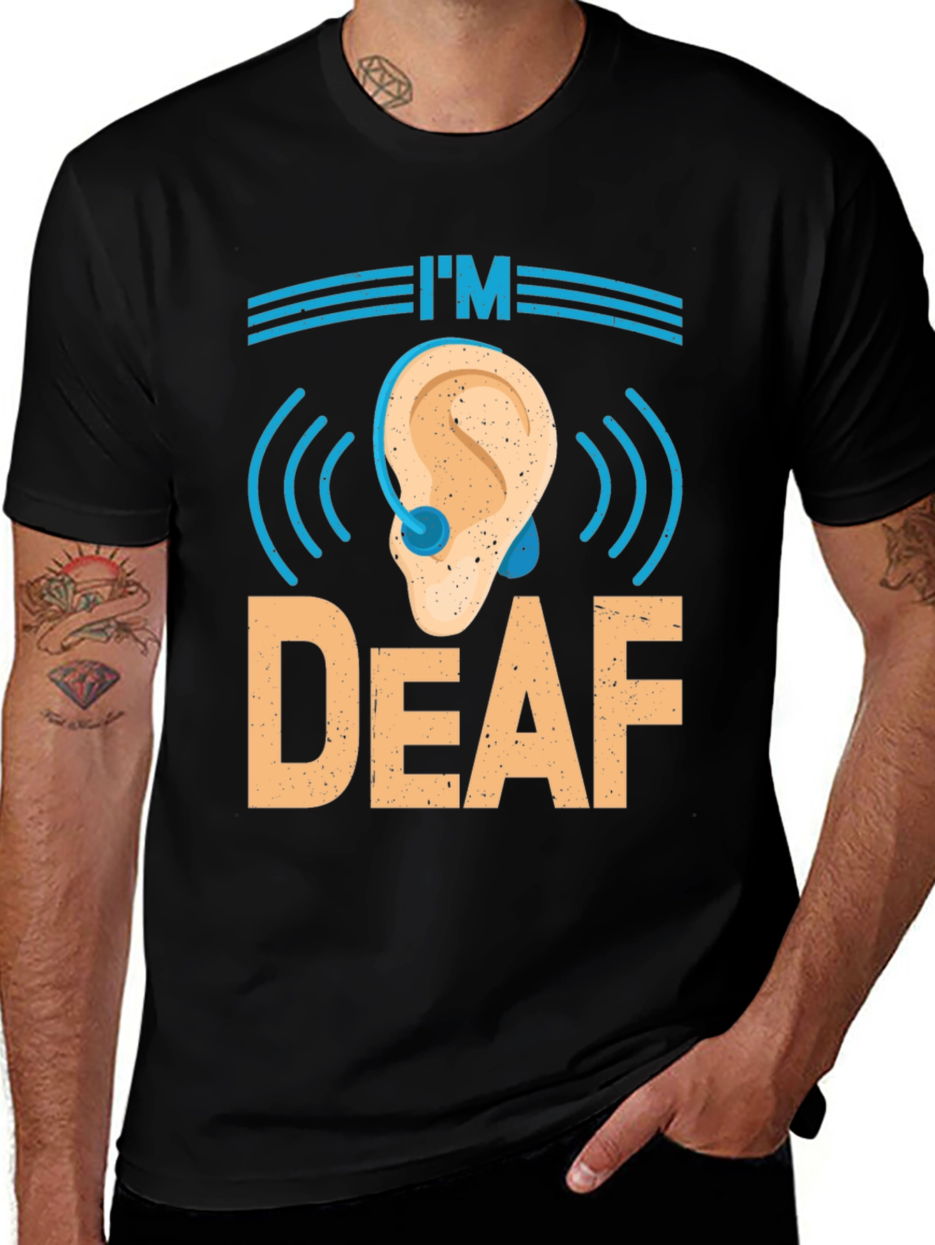 I'm Deaf T-Shirt - Awareness & Support