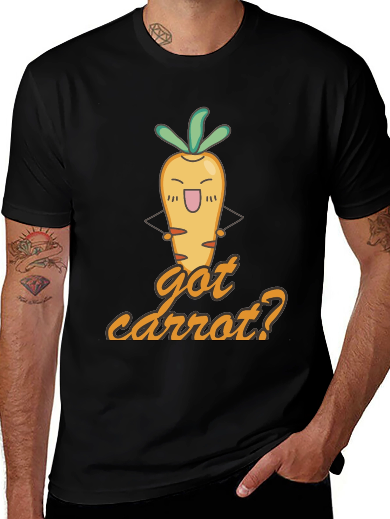 Variant 25 of Got Carrot? Novelty Graphic T-Shirt
