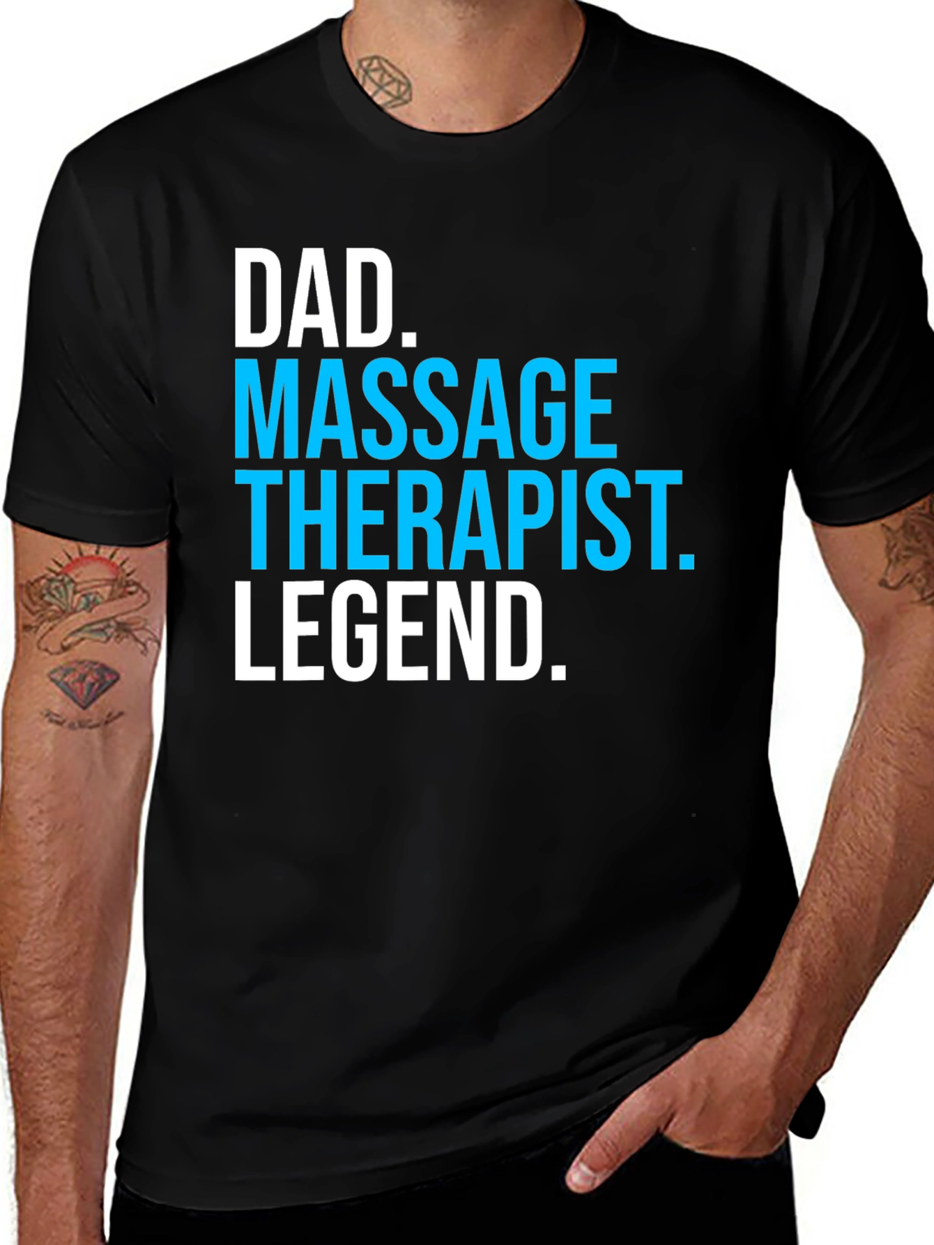 Variant 2 of Dad Massage Therapist Legend T-Shirt