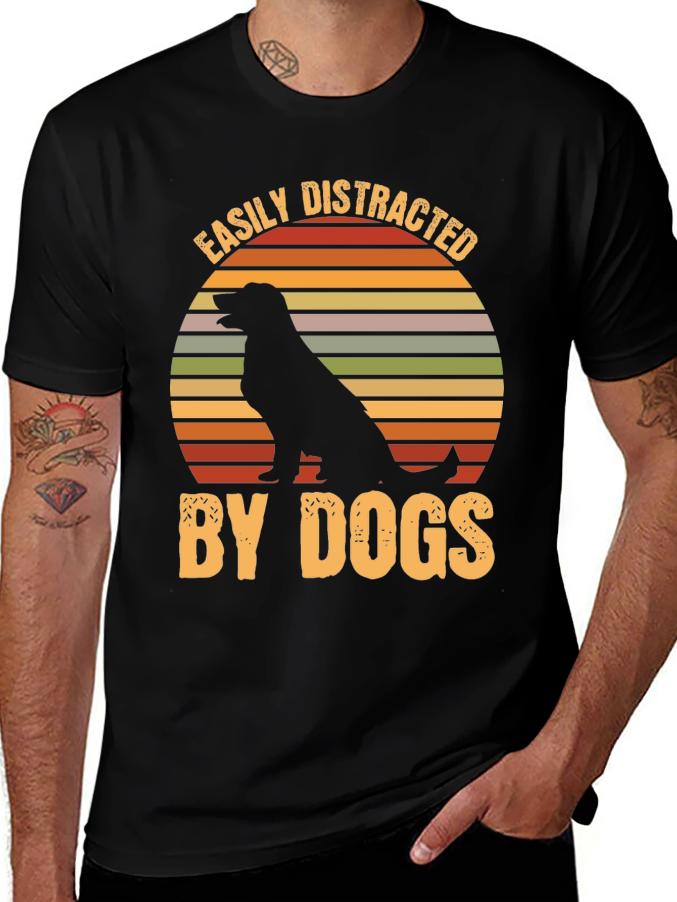 Easily Distracted By Dogs T-Shirt
