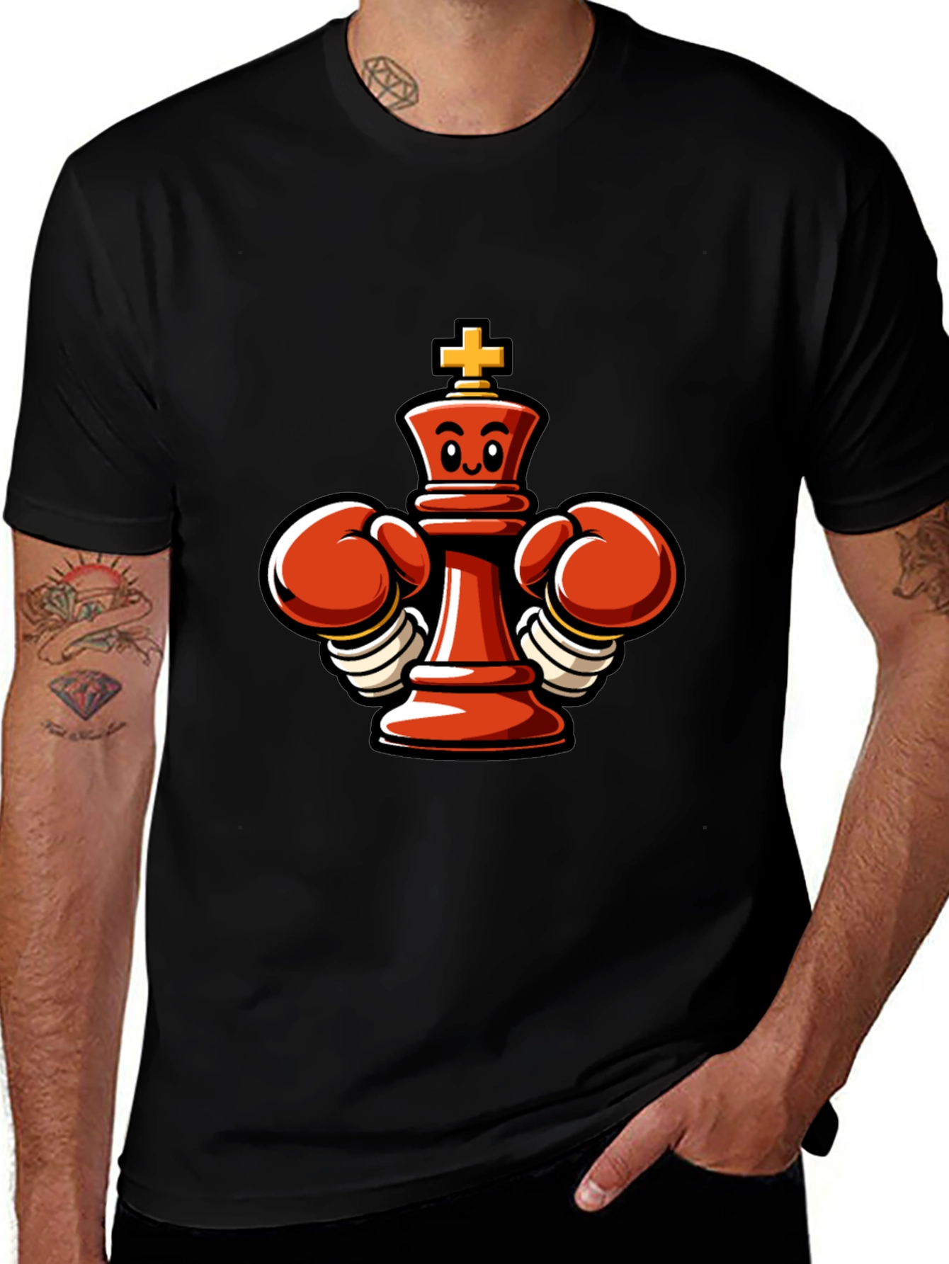 Variant 22 of Chess King Boxer Graphic T-Shirt