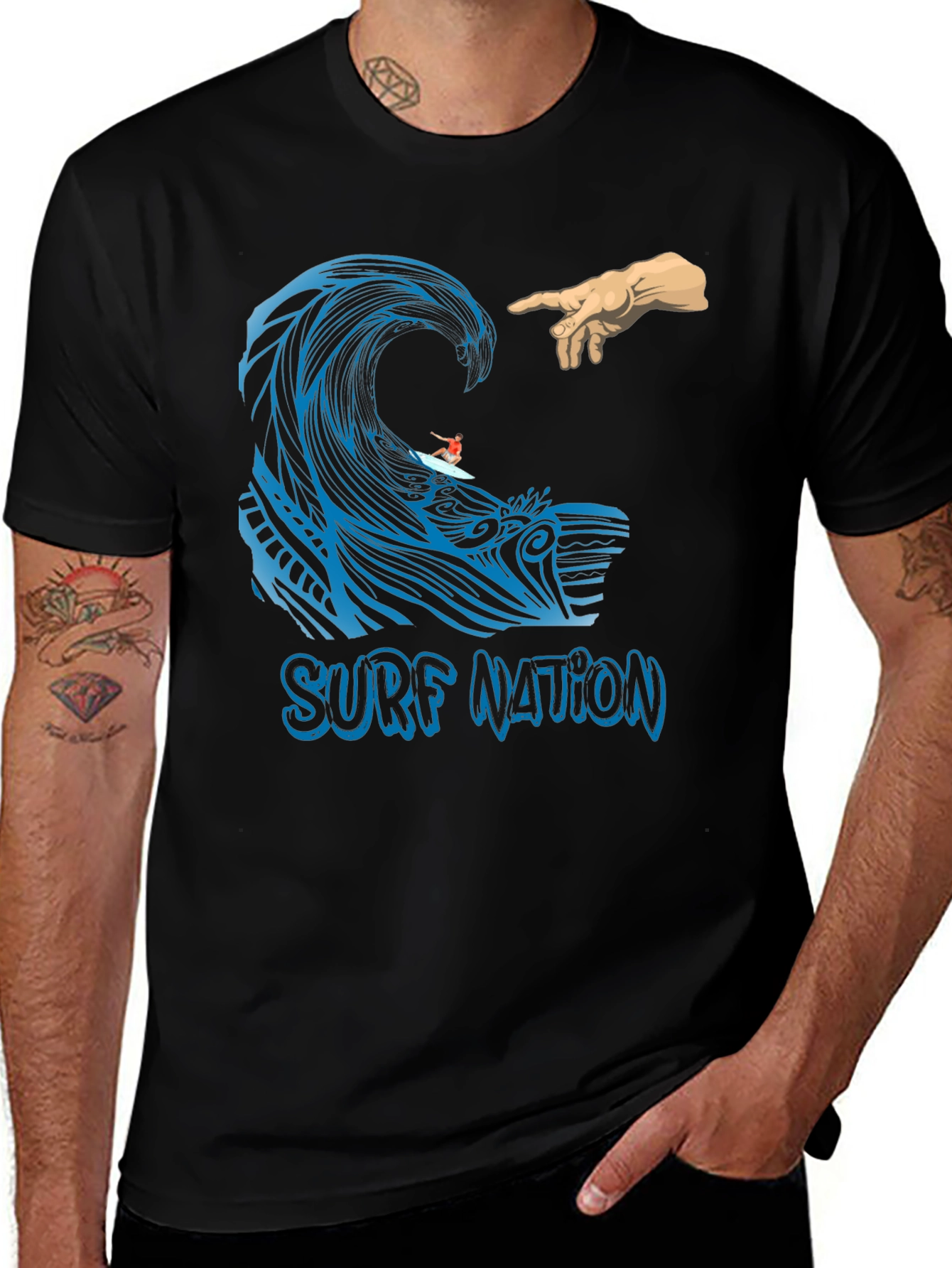 Variant 26 of Surf Nation Wave Graphic Tee