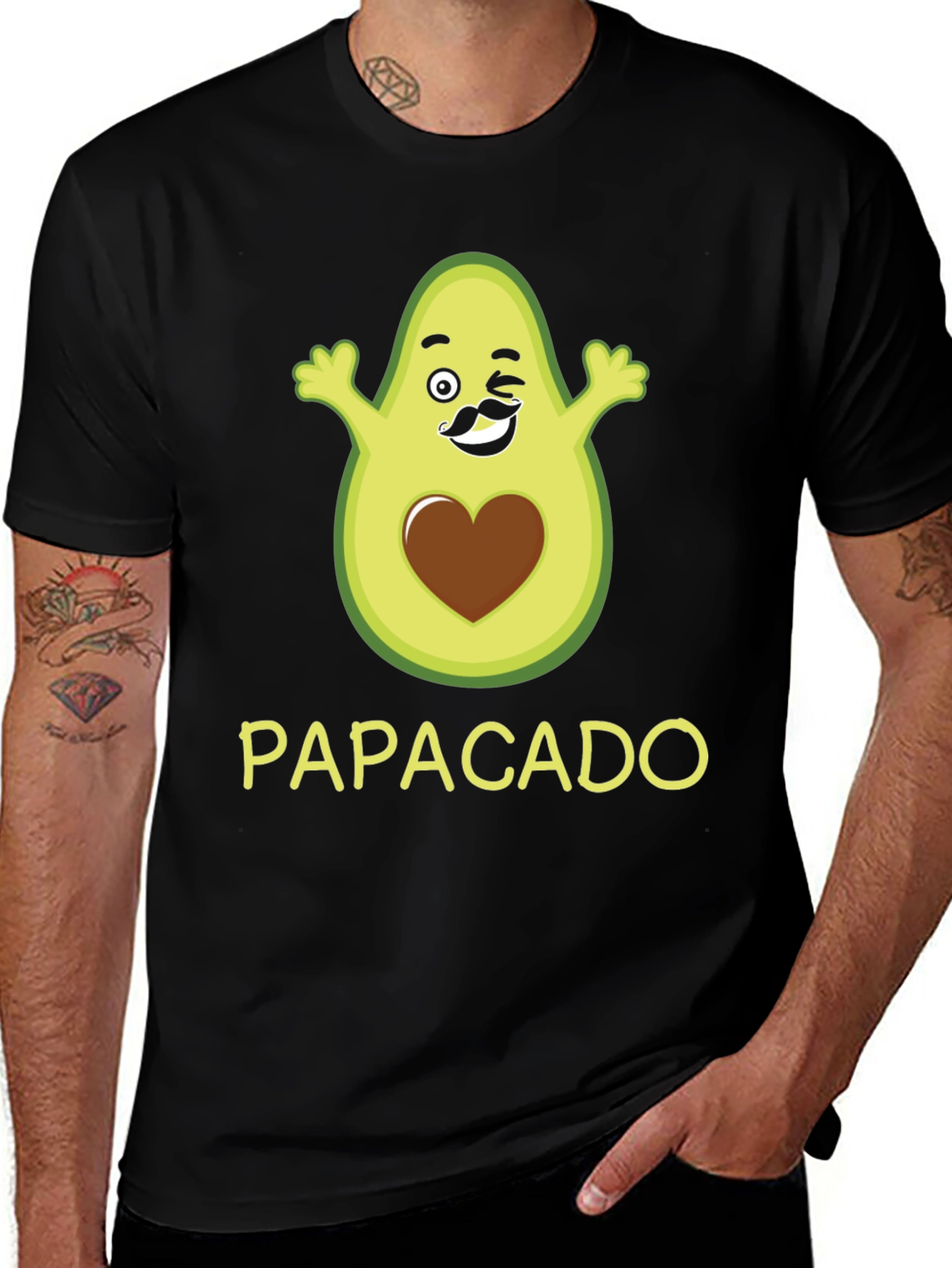 Papacado T-Shirt - Avocado Dad Pun