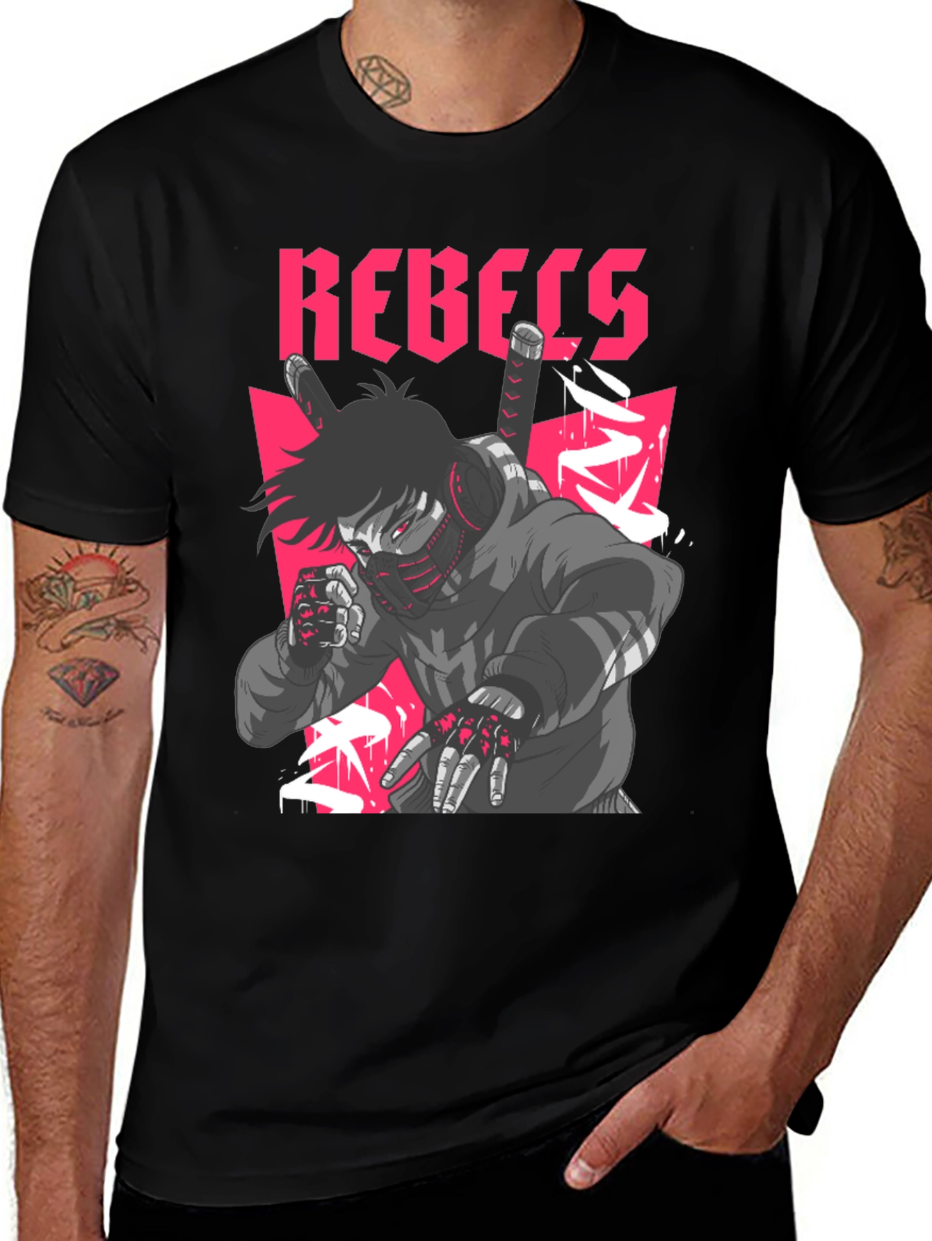 Variant 6 of Rebels Graphic T-Shirt, Urban Streetwear Tee