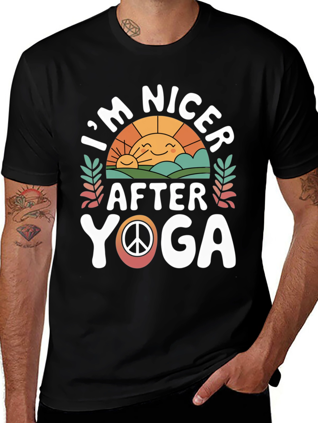 Variant 5 of I'm Nicer After Yoga Graphic Tee