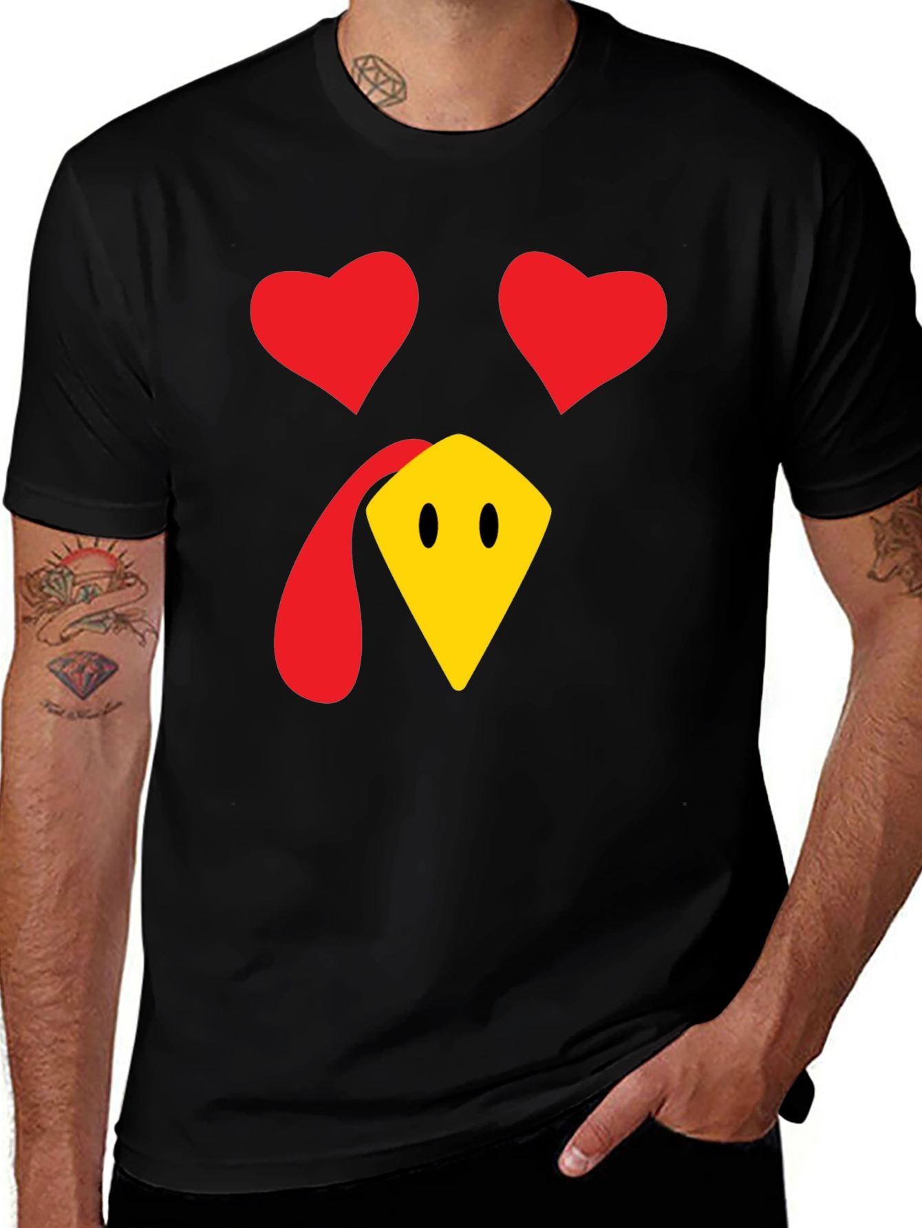 Variant 15 of Thanksgiving Turkey Face Graphic T-Shirt
