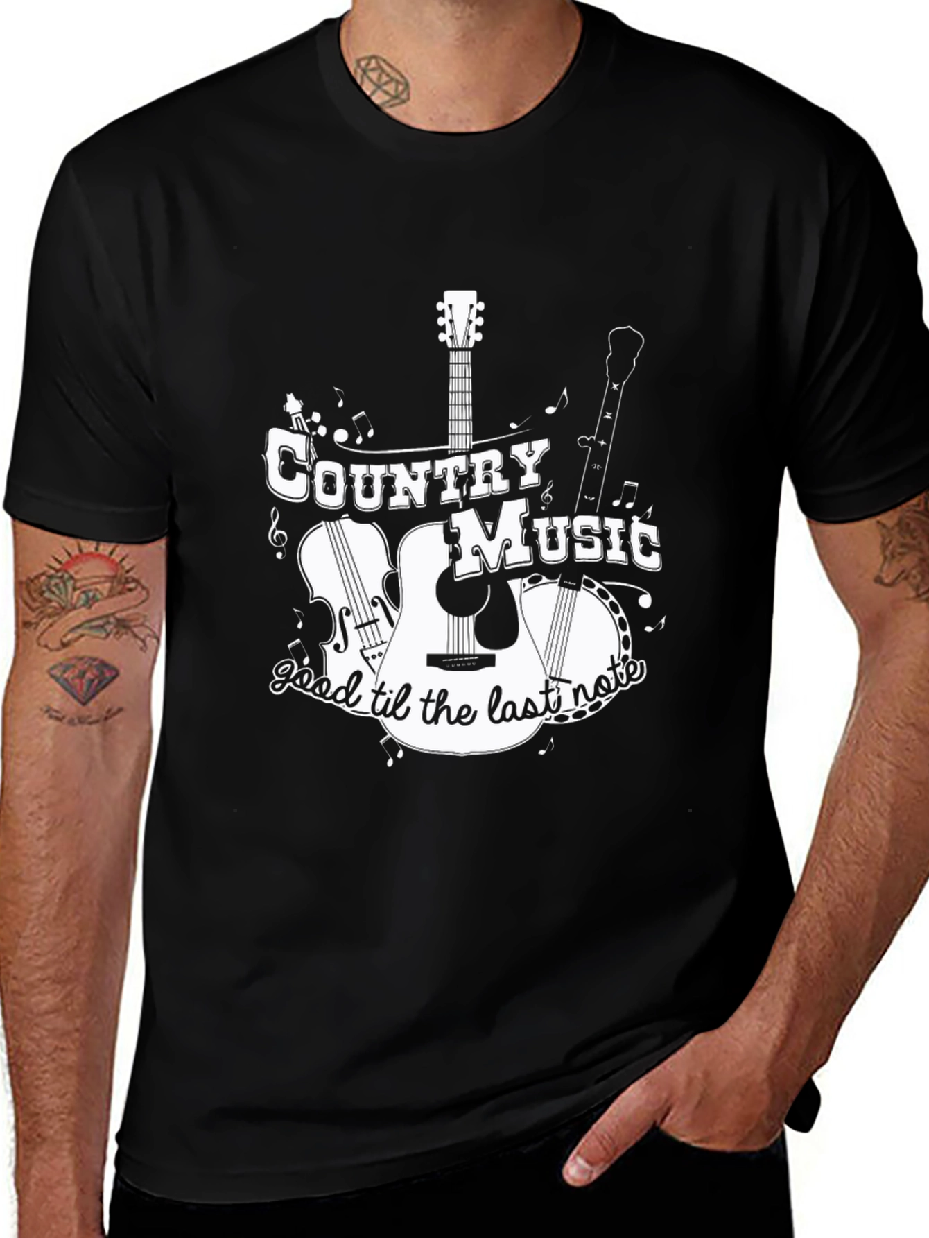 Country Music Graphic Tee - Good Til The Last Note