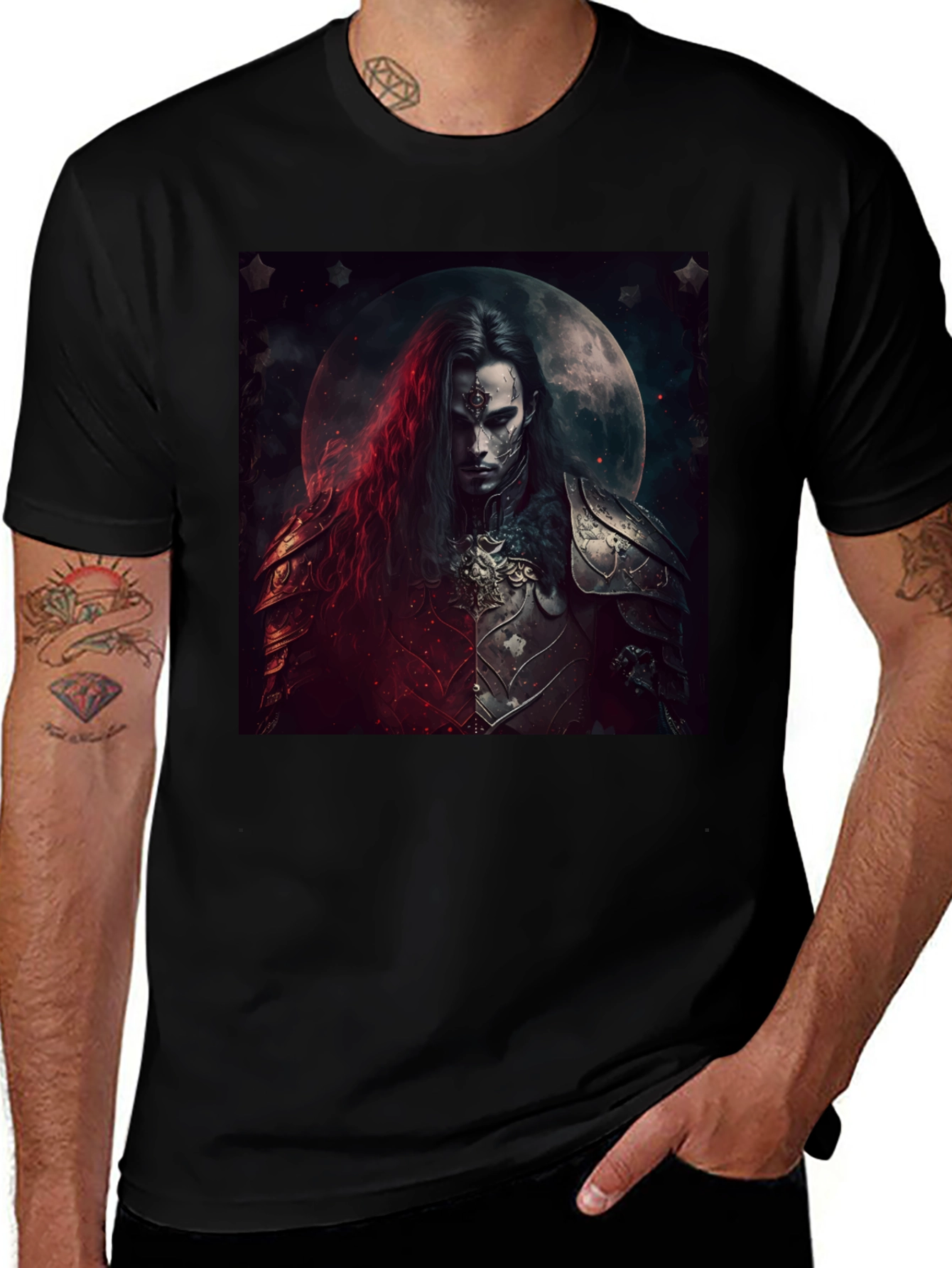 Variant 12 of Vampire Knight Graphic Tee - Black T-Shirt