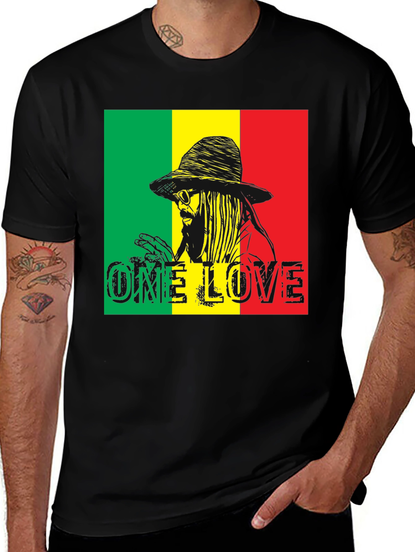 Rasta One Love T-Shirt Reggae Style