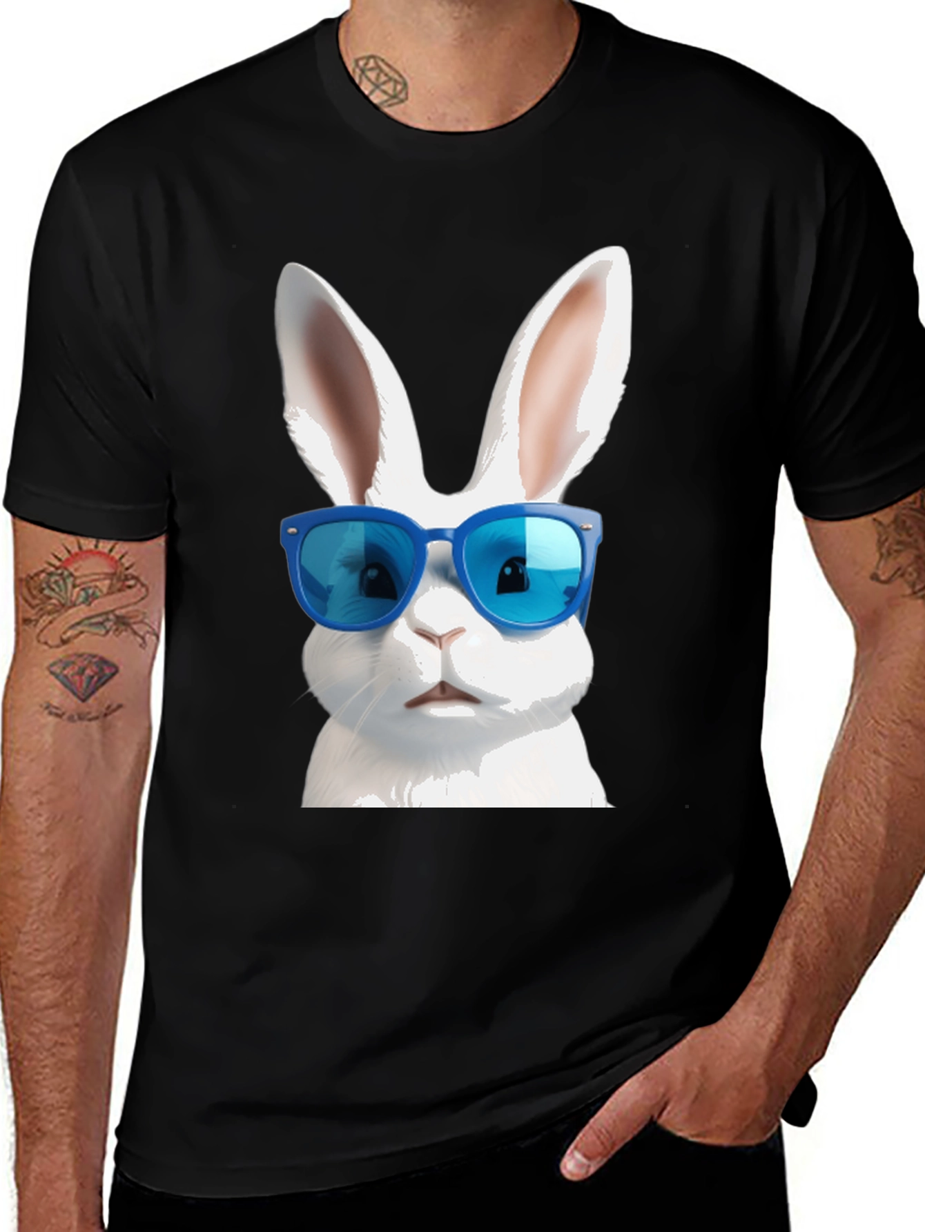 Cool Rabbit T-Shirt - Easter Fun