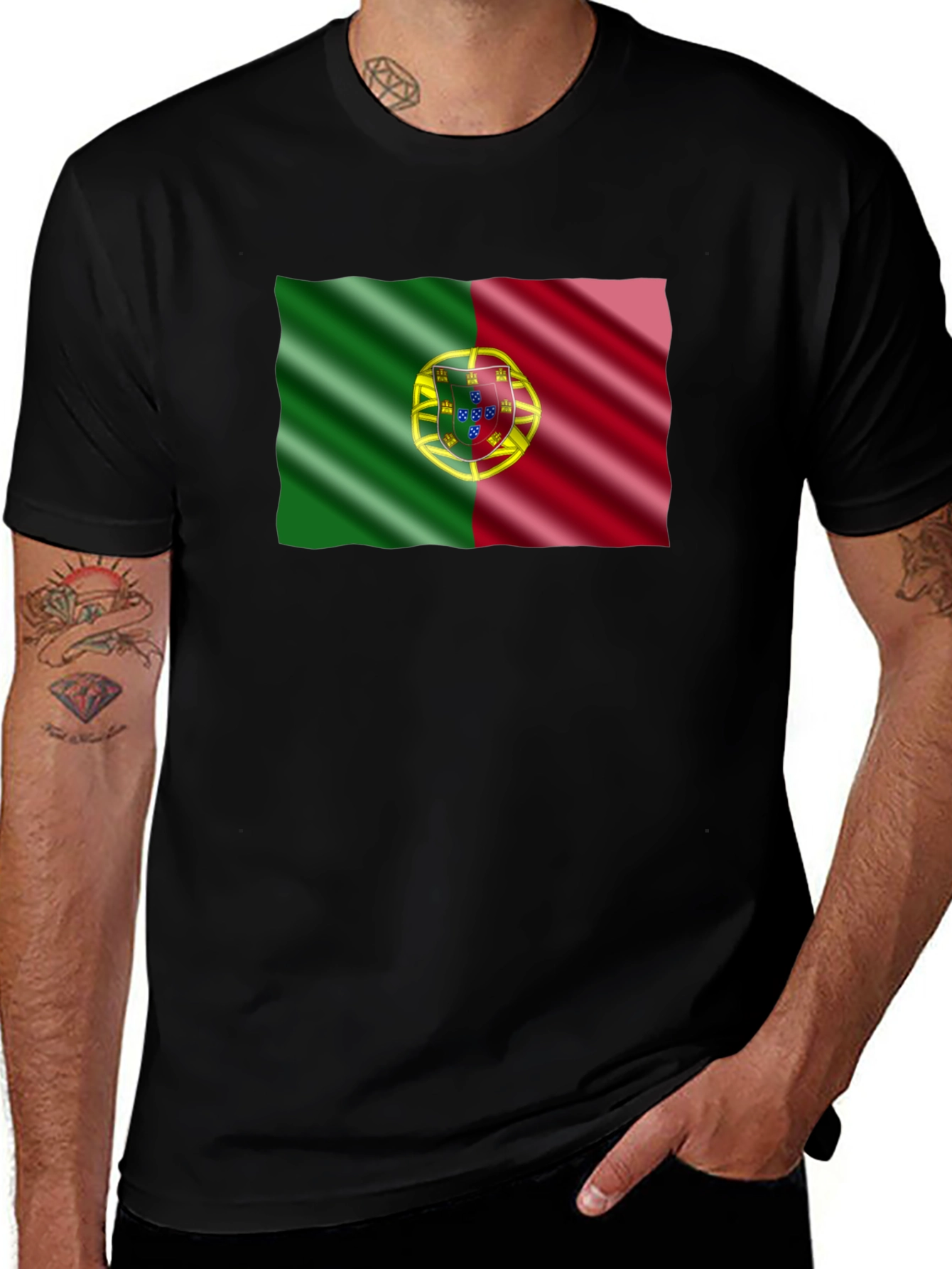 Portugal Flag Graphic Tee