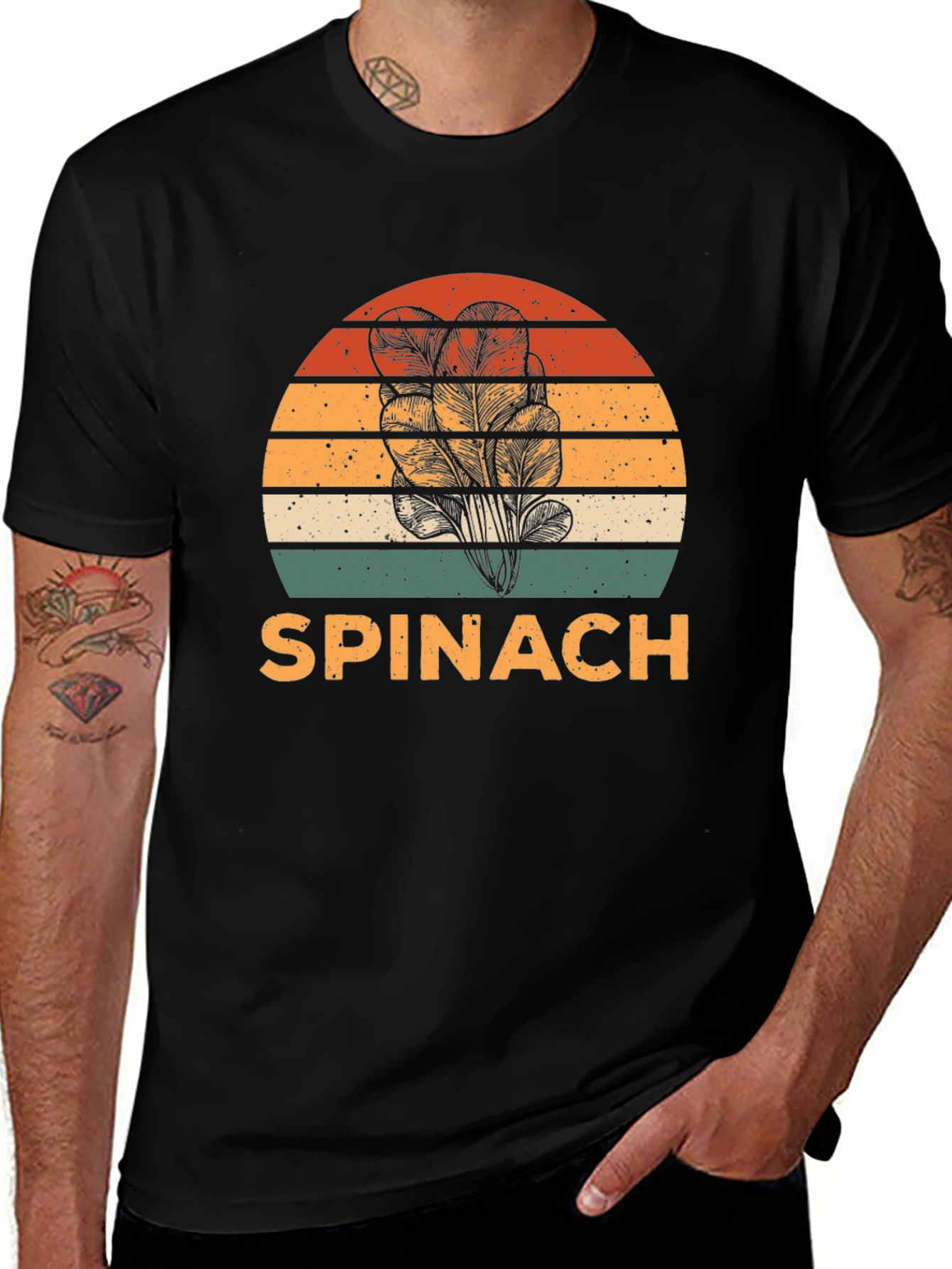 Variant 16 of Vintage Spinach Graphic T-Shirt