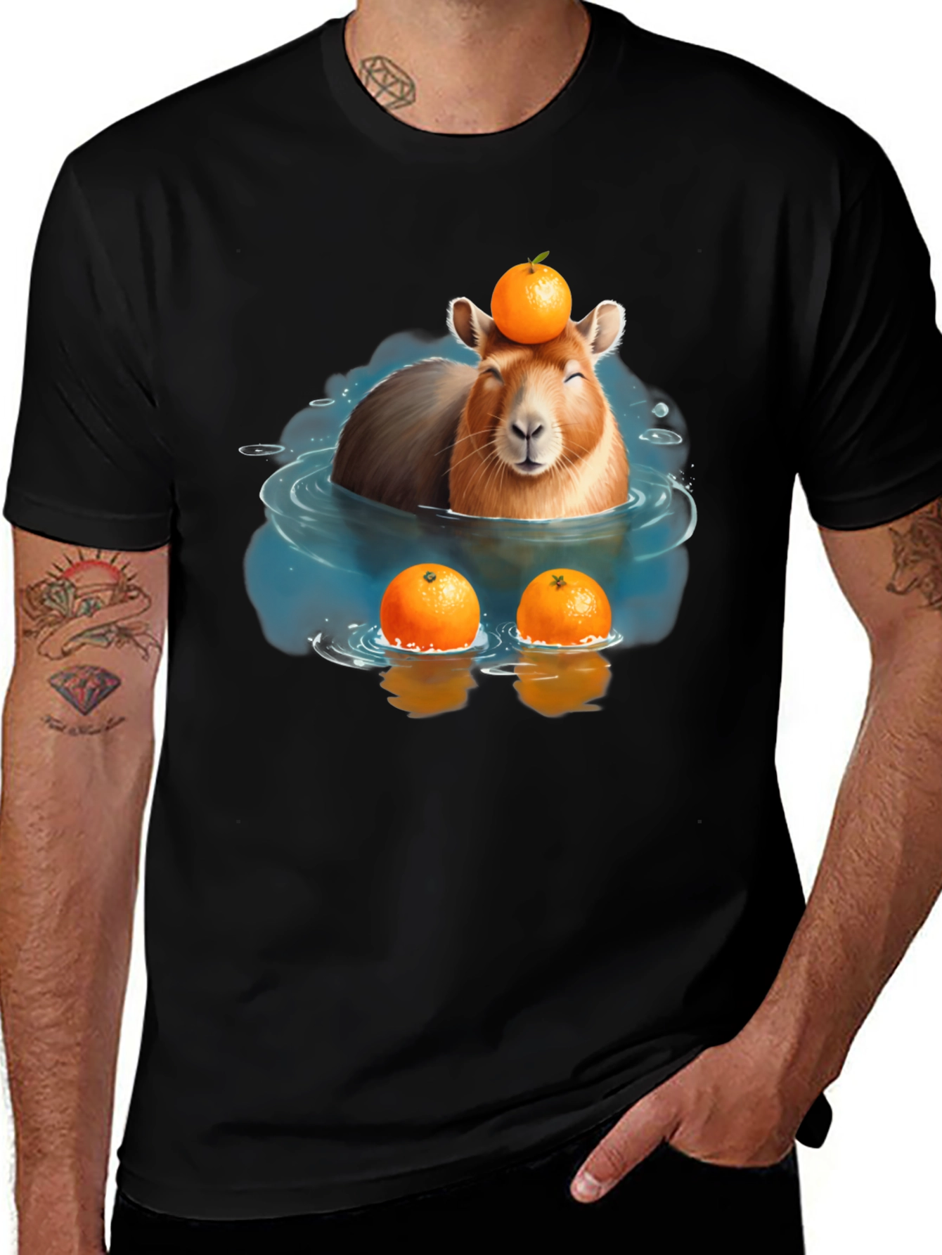 Variant 30 of Capybara Orange T-Shirt