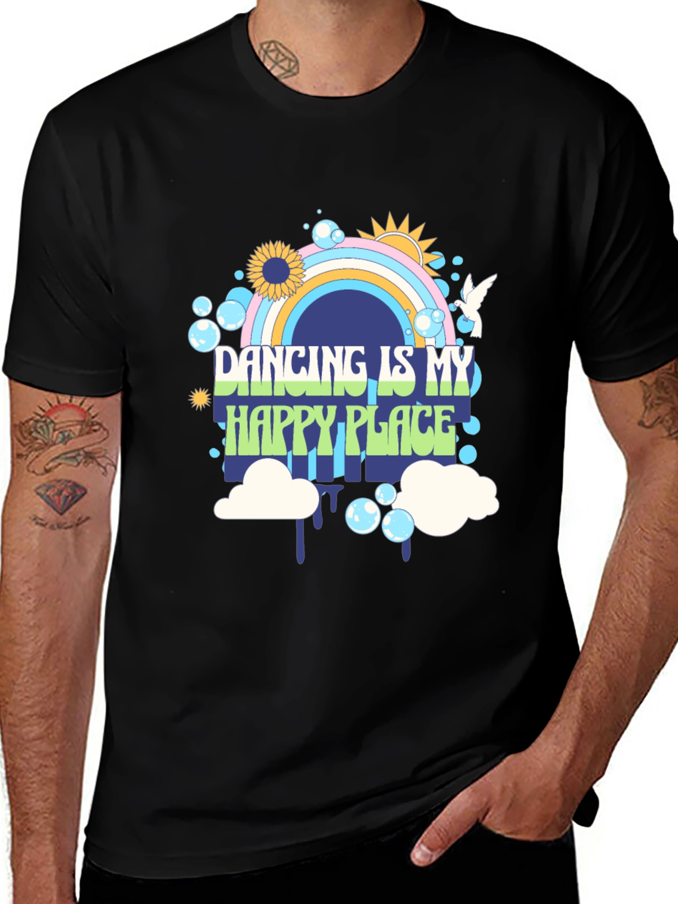Variant 27 of Dancing is My Happy Place Graphic Tee
