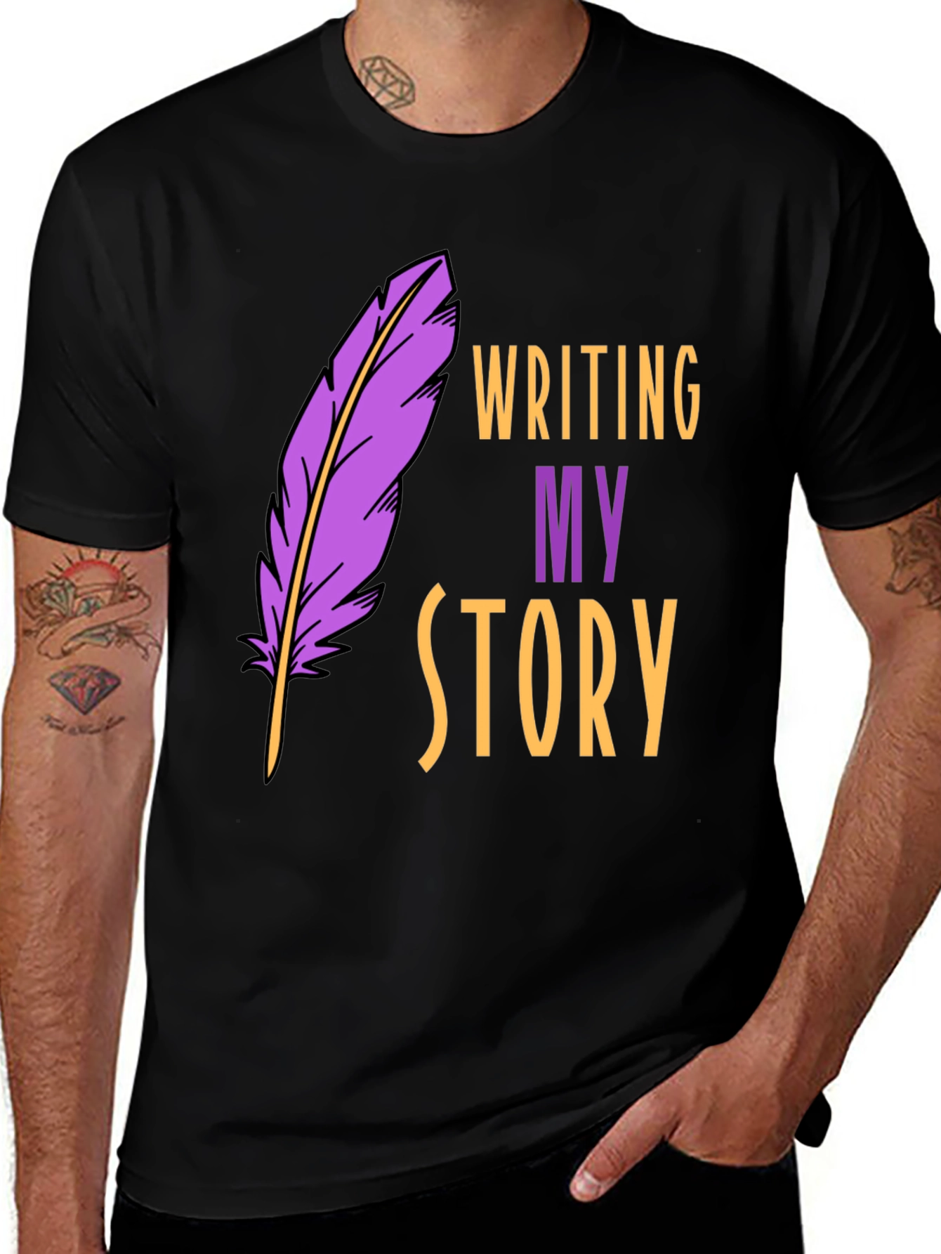 Variant 17 of Writing My Story T-Shirt