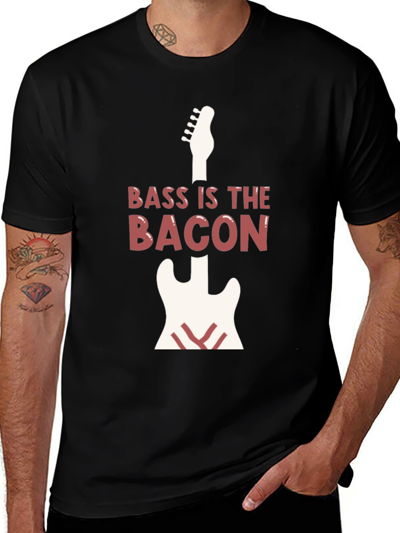 Variant 14 of Bass is the Bacon T-Shirt