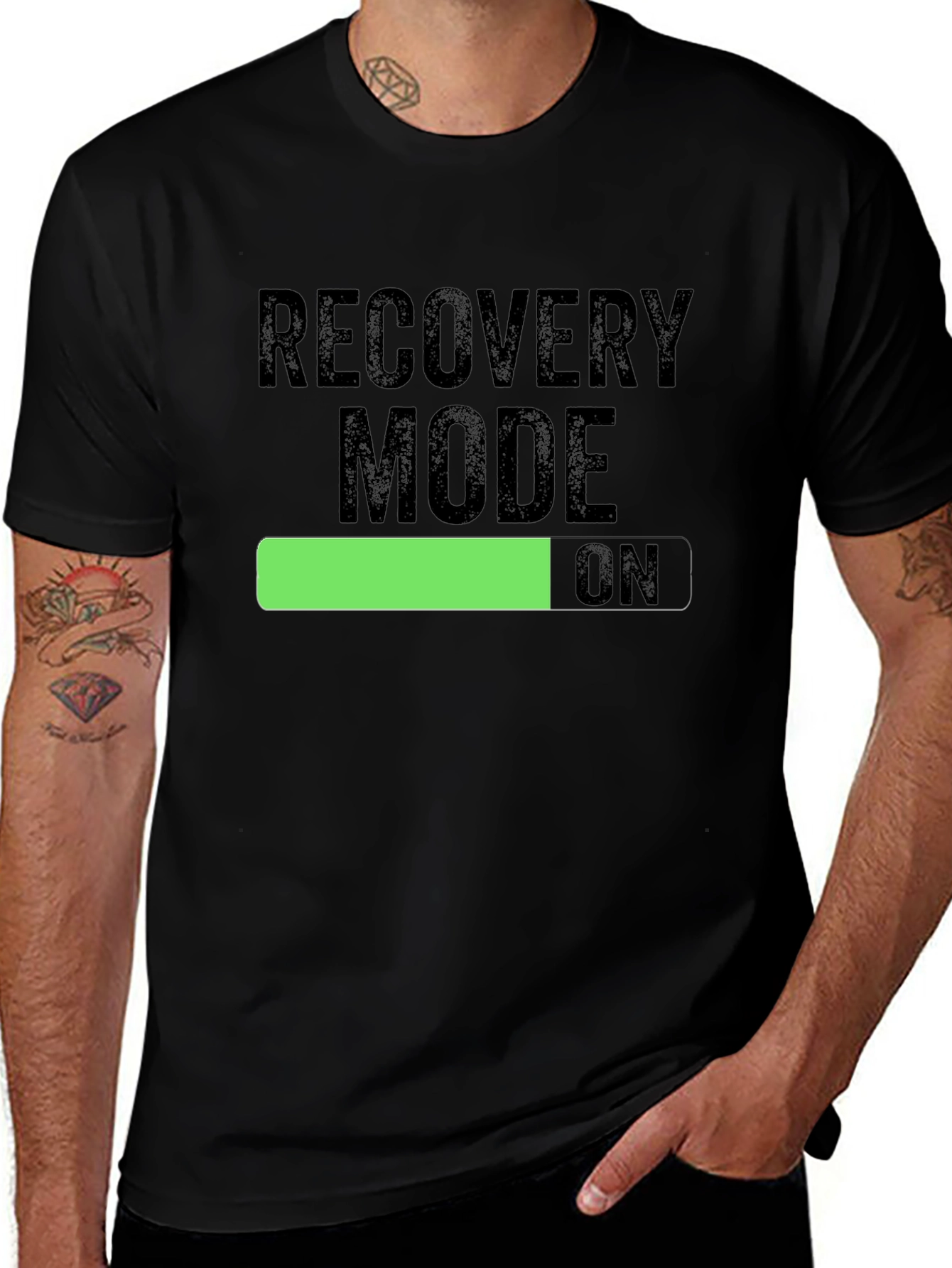 Variant 2 of Recovery Mode On T-Shirt - Relax & Recharge