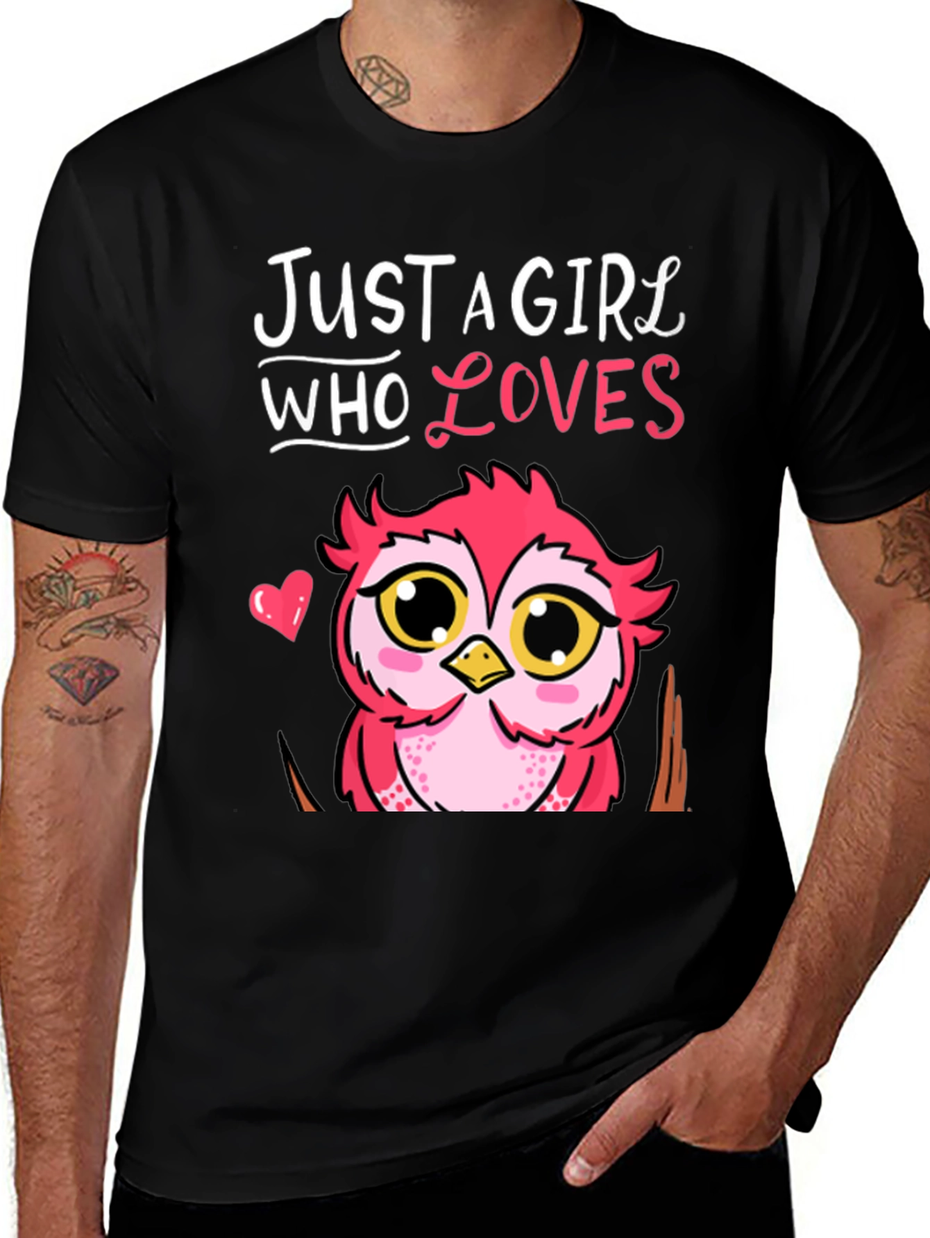 Variant 22 of Just A Girl Who Loves Owls T-Shirt