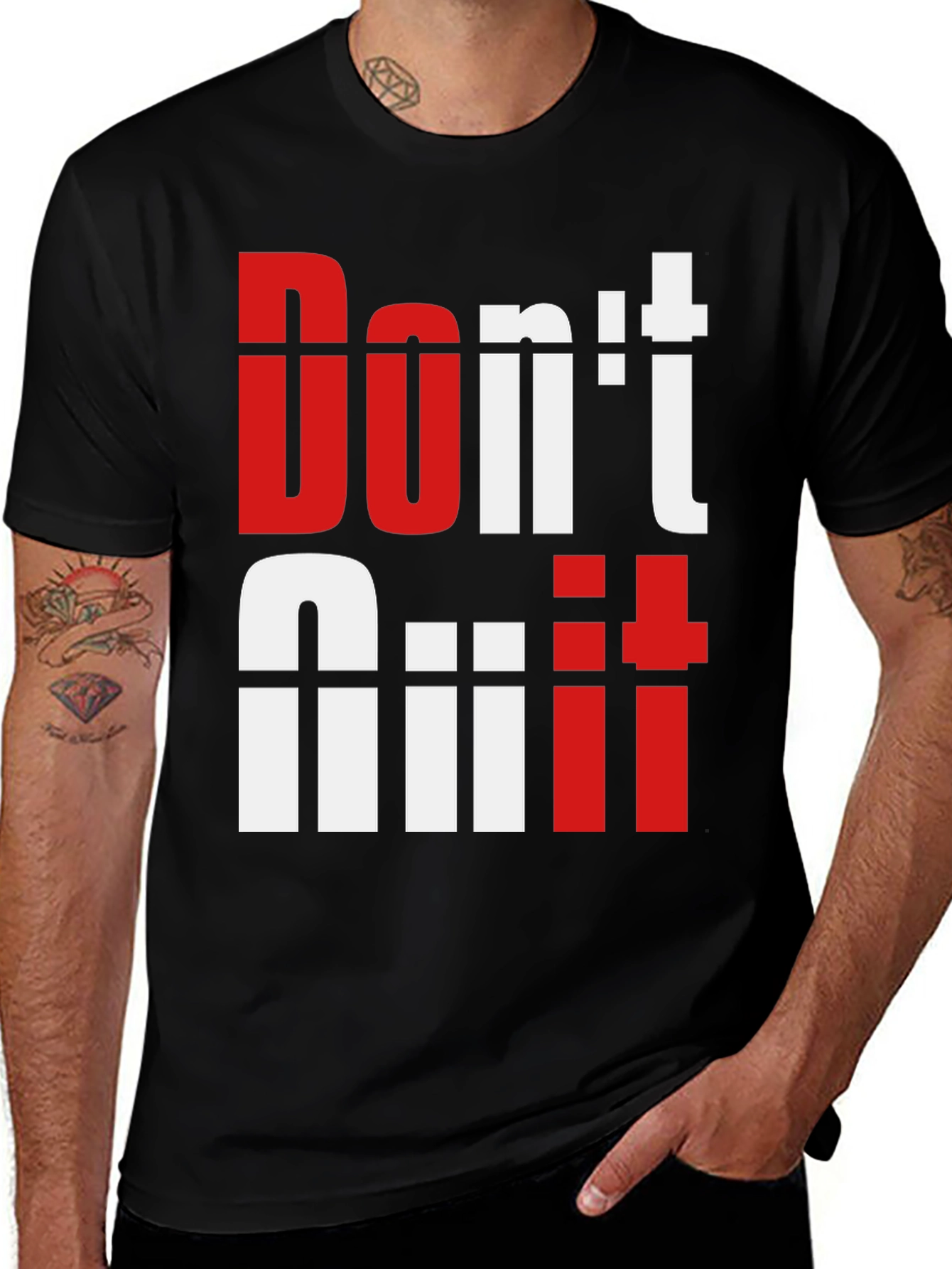 Variant 24 of Don't Quit T-Shirt | Motivational Graphic Tee