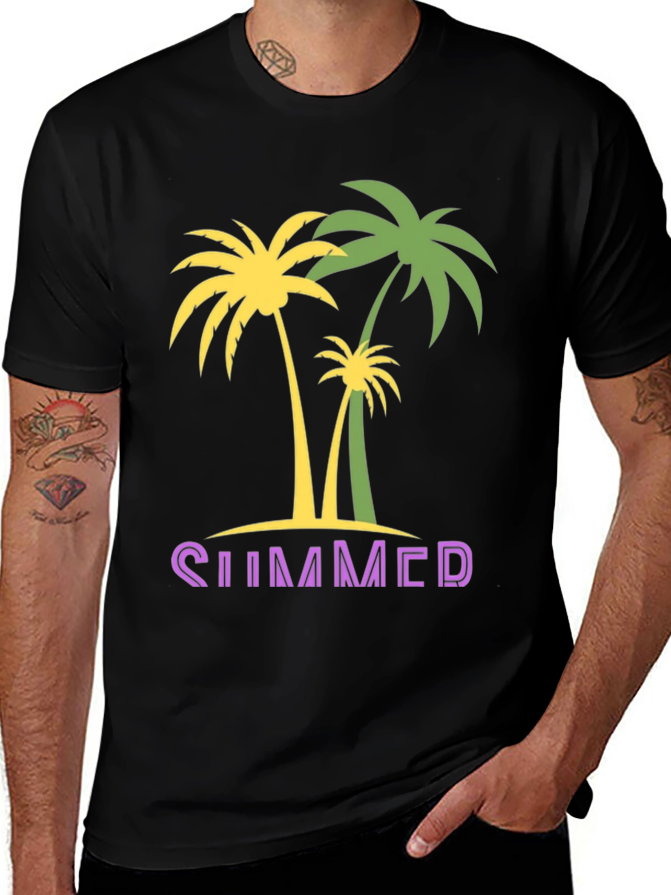 Summer Palm Tree Graphic Tee