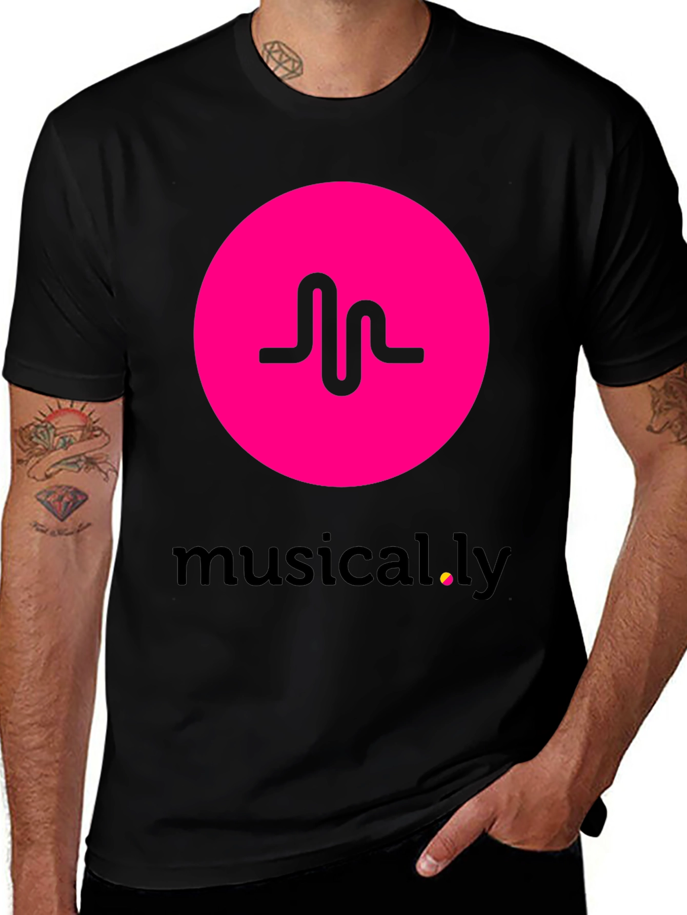Musical.ly Black T-Shirt