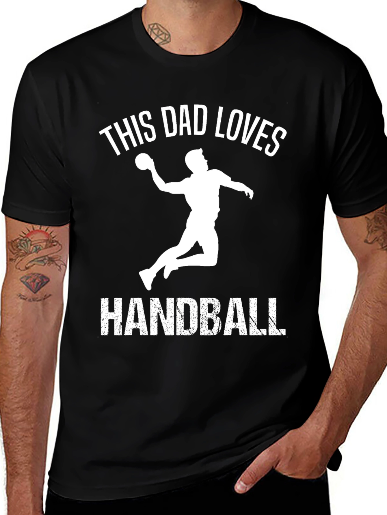 Variant 6 of This Dad Loves Handball T-Shirt