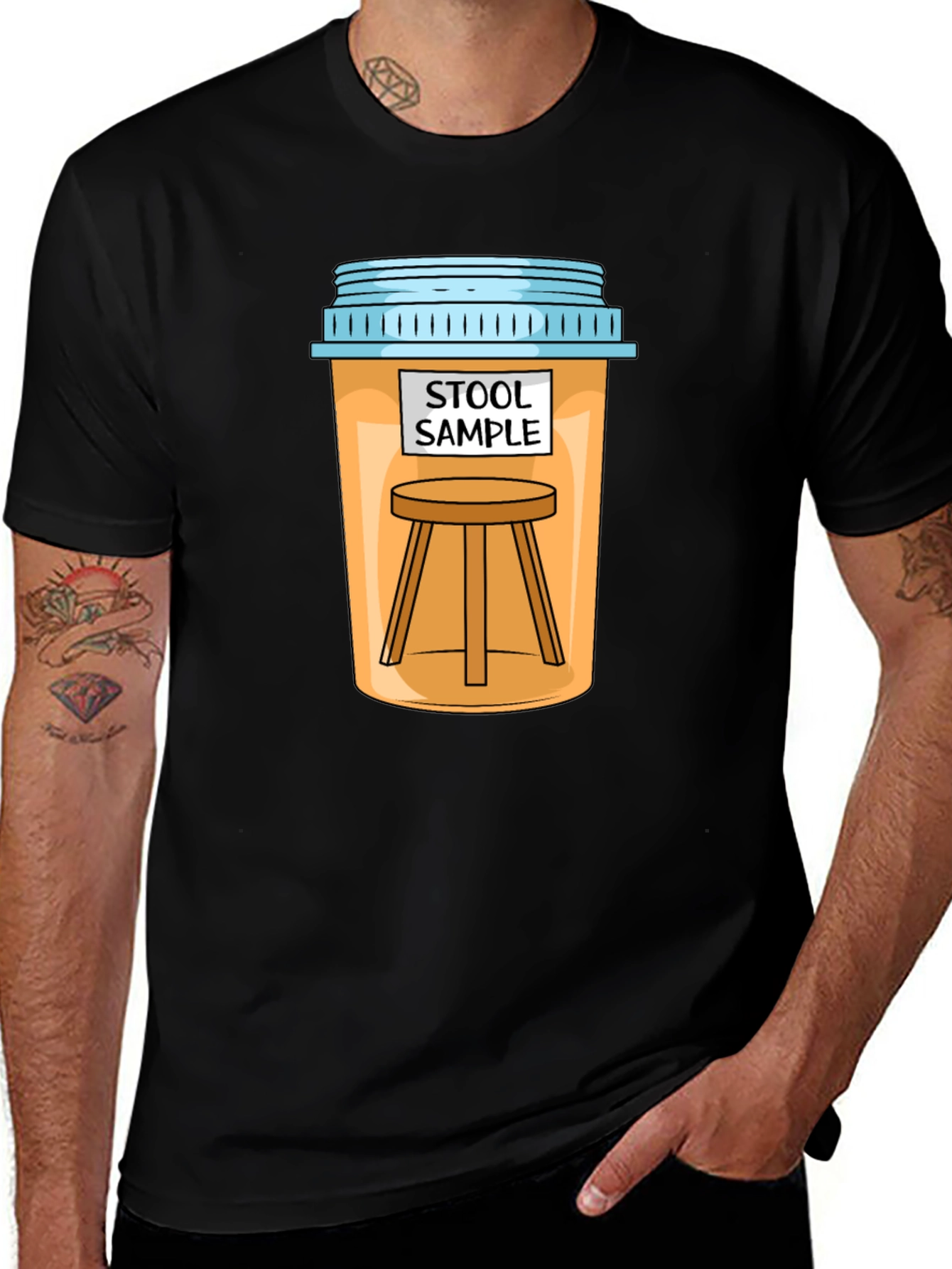 Variant 5 of Stool Sample T-Shirt - Funny Graphic Tee