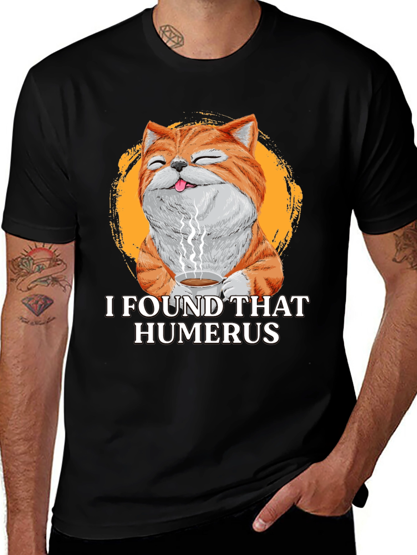 I Found That Humerus Cat T-Shirt
