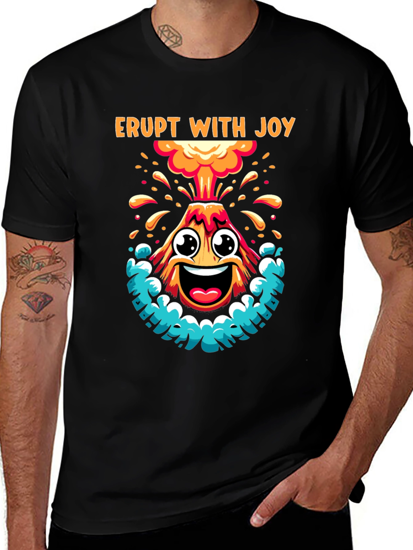 Variant 21 of Erupt With Joy Graphic Tee