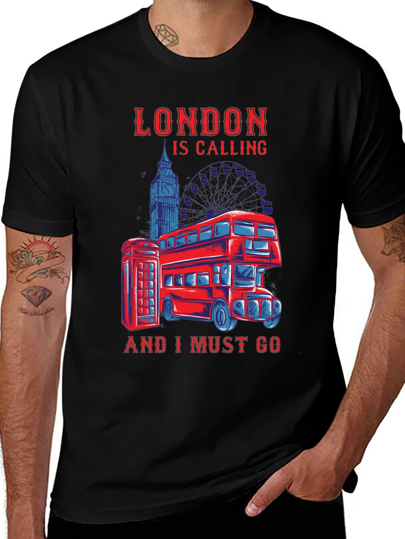 London Calling T-Shirt - Double Decker Bus