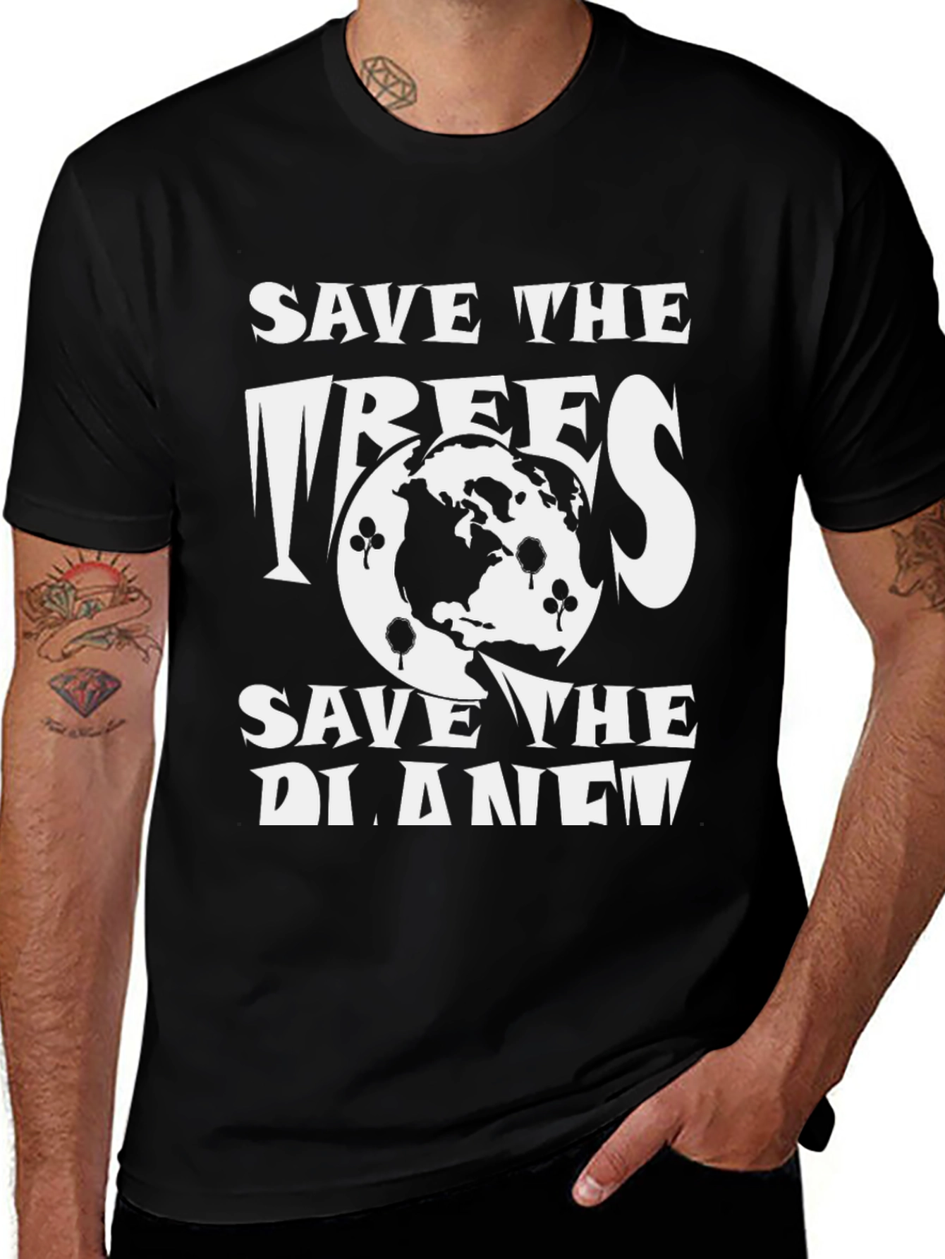 Variant 3 of Save the Trees T-Shirt, Earth Day Apparel