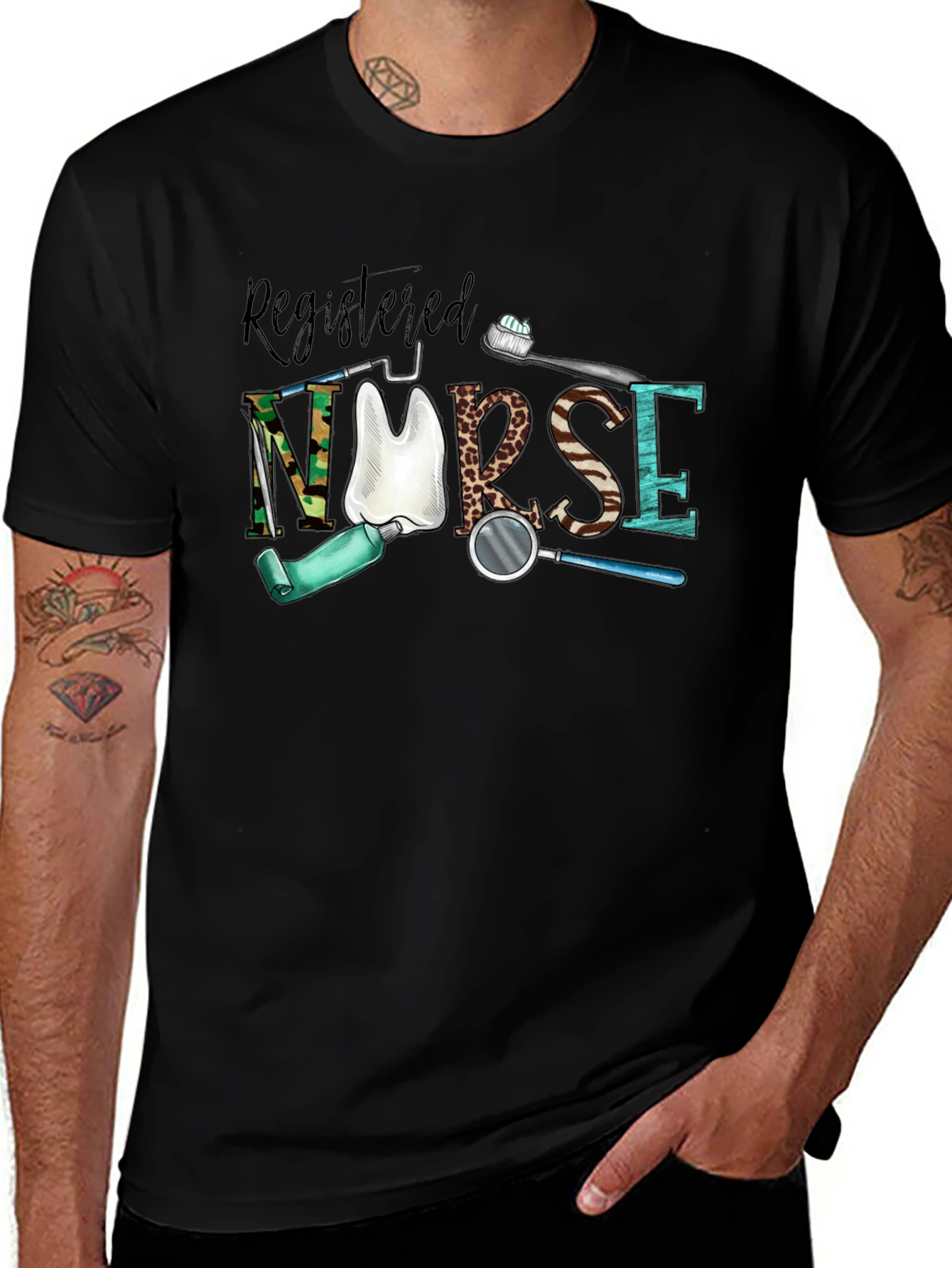Variant 27 of Registered Nurse T-shirt Dental Hygienist Tee