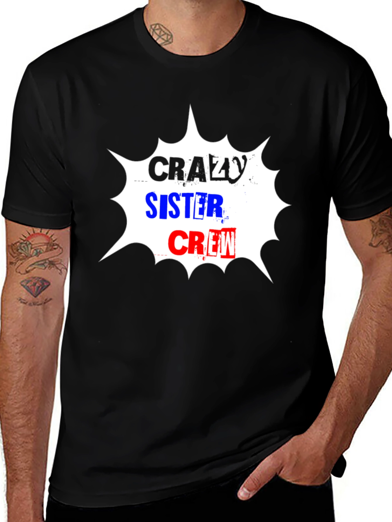 Variant 10 of Crazy Sister Crew Graphic Tee