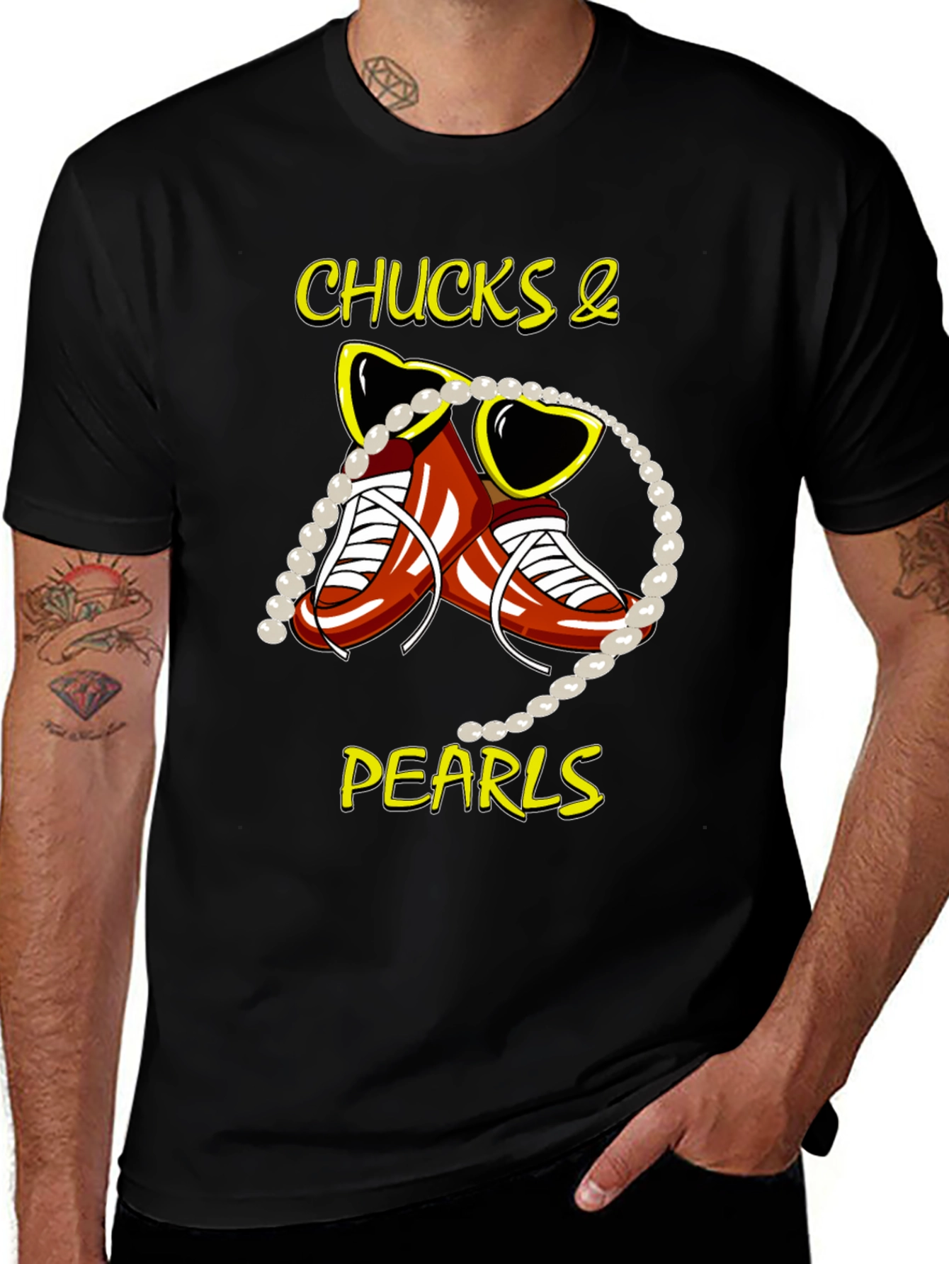 Variant 13 of Chucks & Pearls T-Shirt 