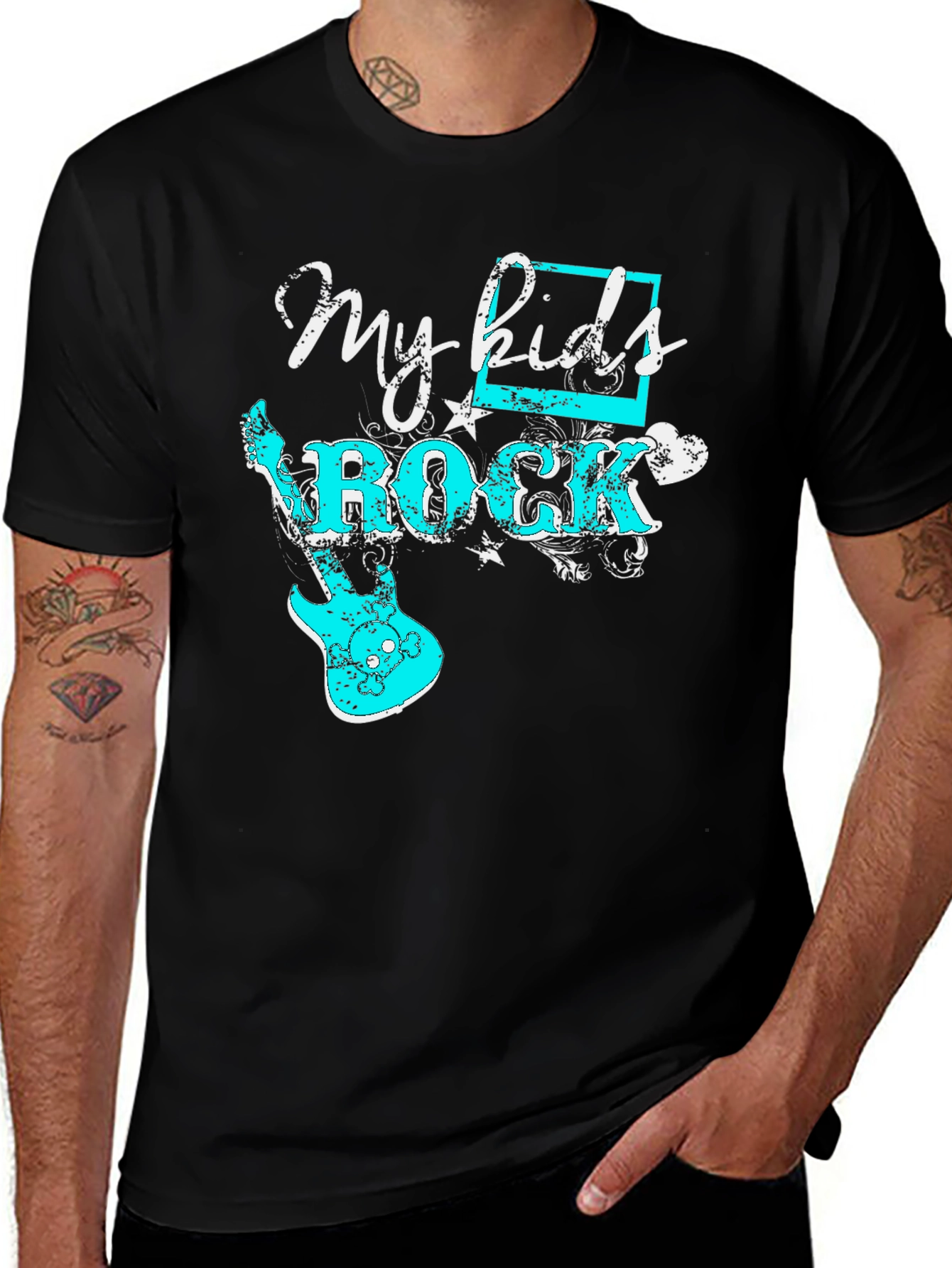 My Kids Rock T-Shirt - Cool Graphic Tee for Parents