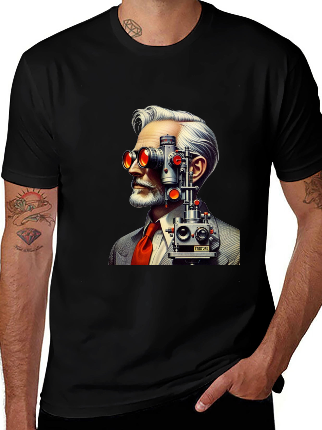 Variant 20 of Steampunk Visionary T-Shirt