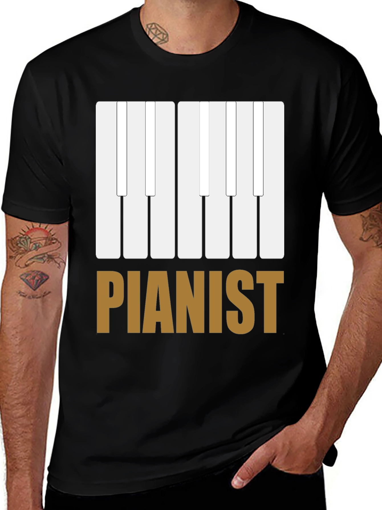 Pianist T-Shirt - Music Lover Tee