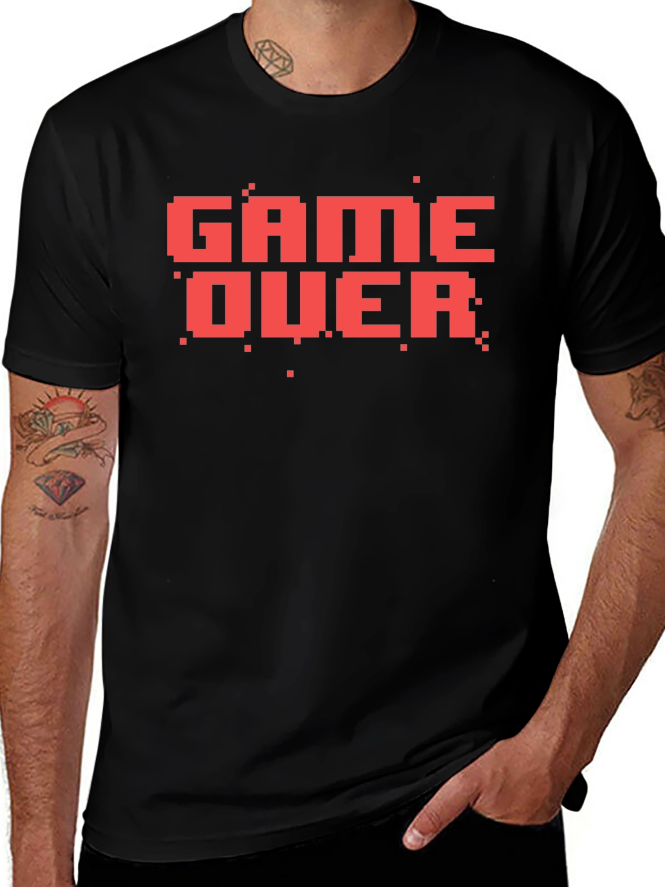 Variant 21 of Game Over Pixel Art Graphic Tee