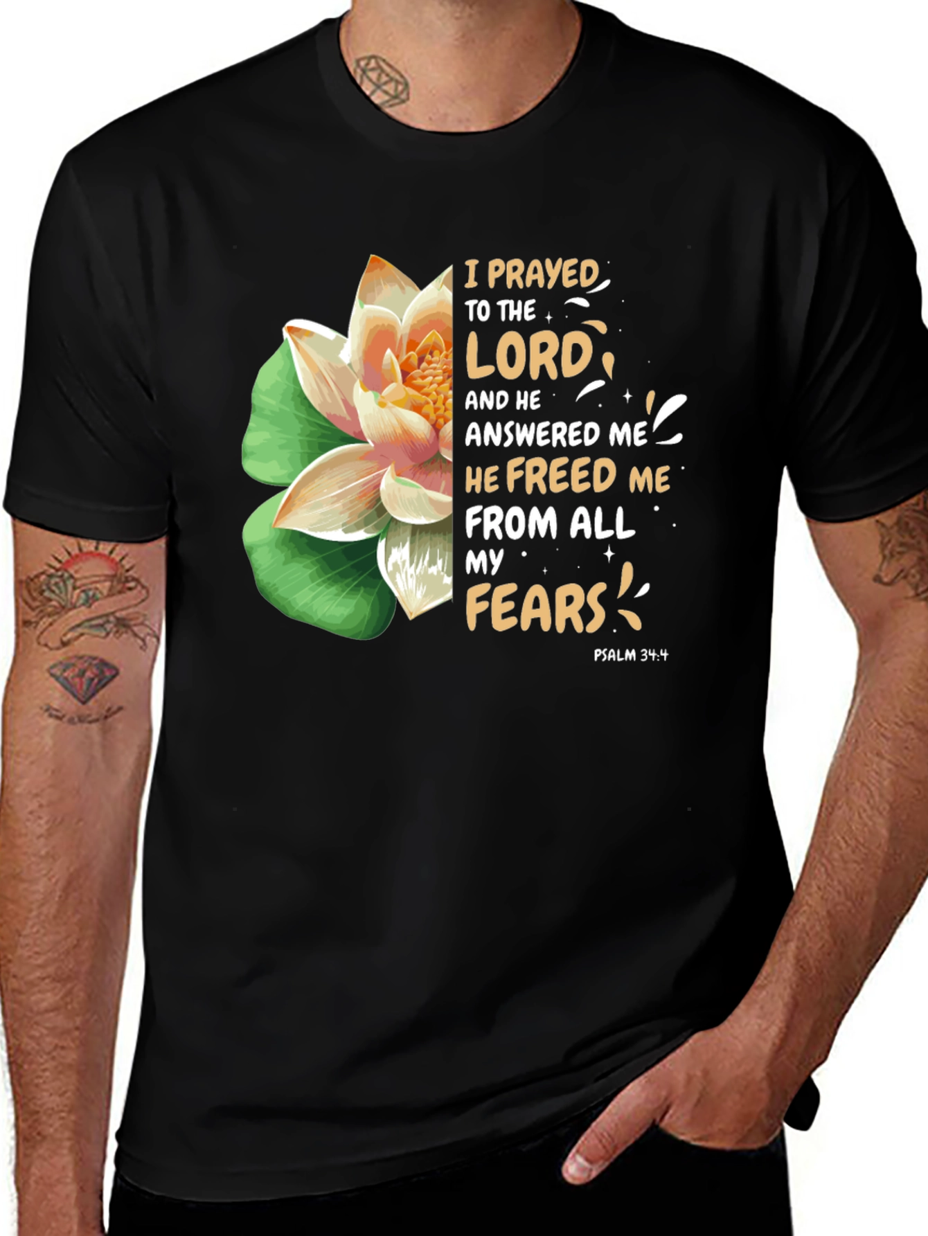Faith-Inspired T-Shirt: "I Prayed to The Lord"