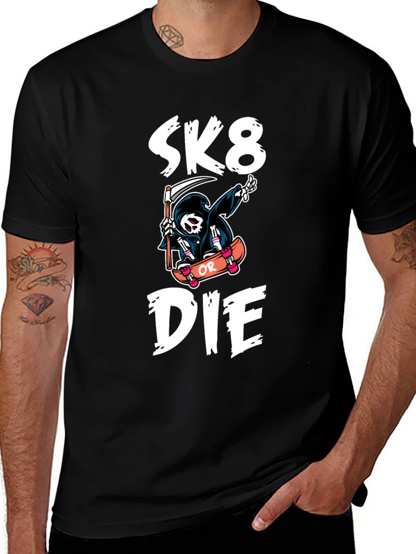 Variant 6 of Skate or Die Graphic T-Shirt
