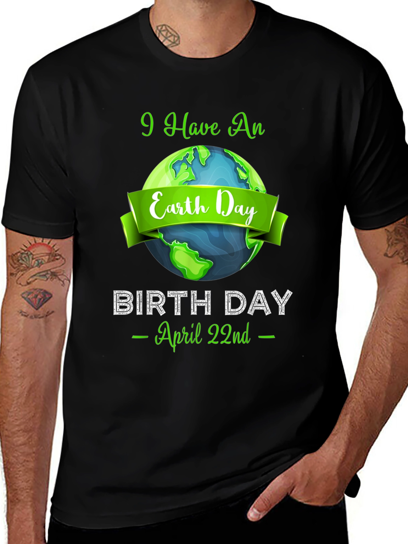 Earth Day Birthday T-Shirt - April 22nd