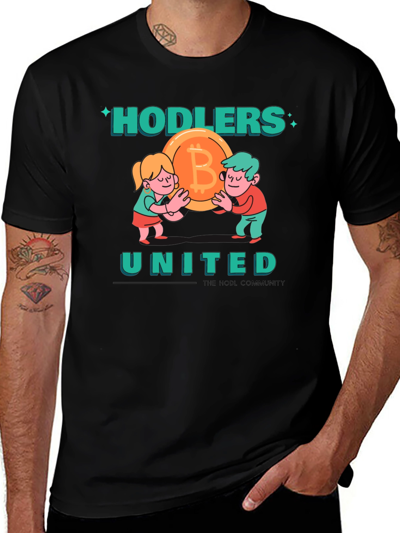 Hodlers United Bitcoin T-Shirt