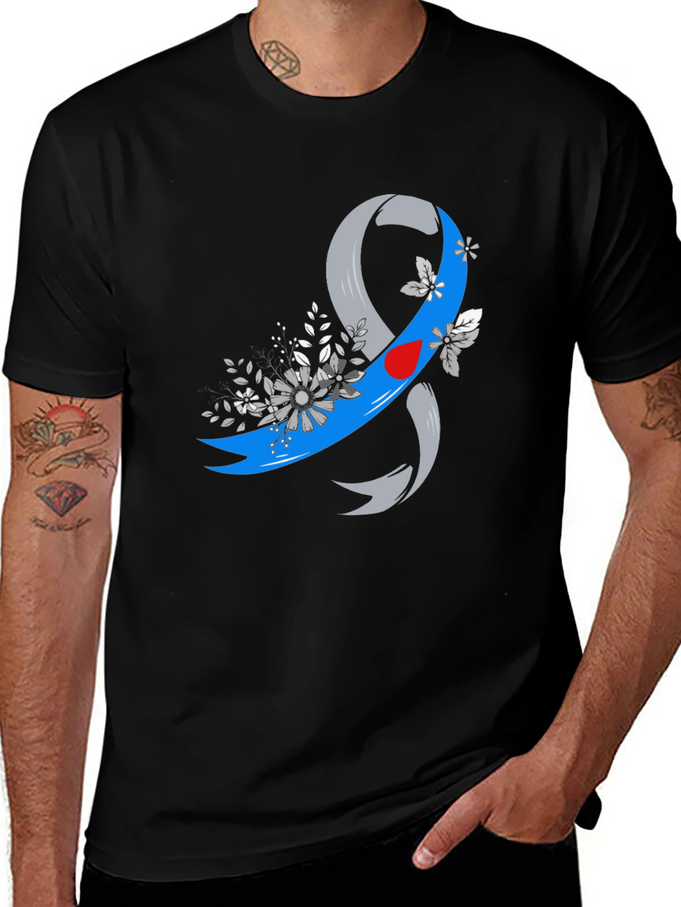 Variant 9 of Awareness Ribbon T-Shirt