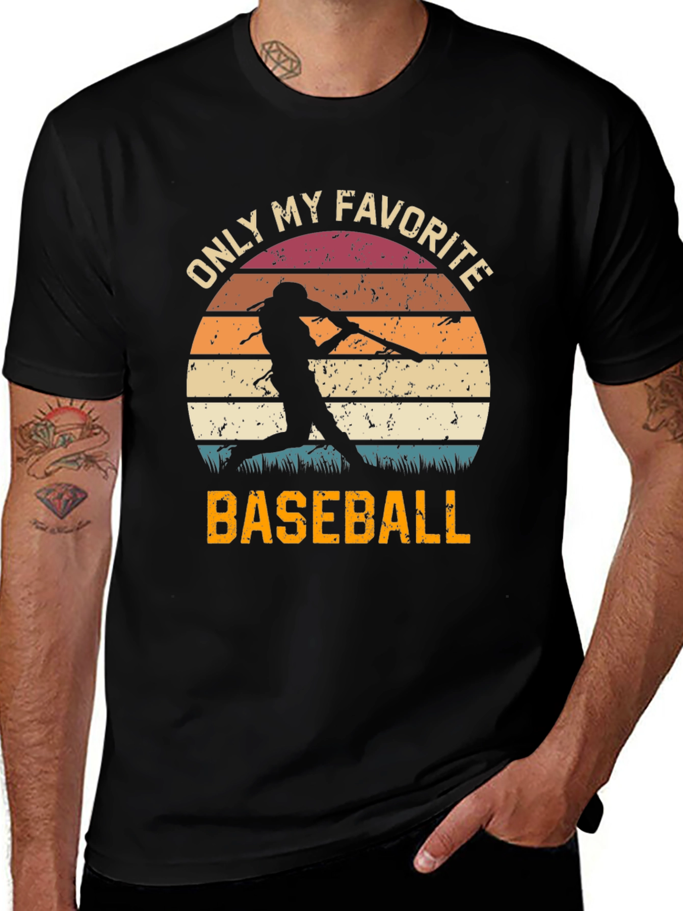 Variant 25 of Only My Favorite Baseball T-Shirt