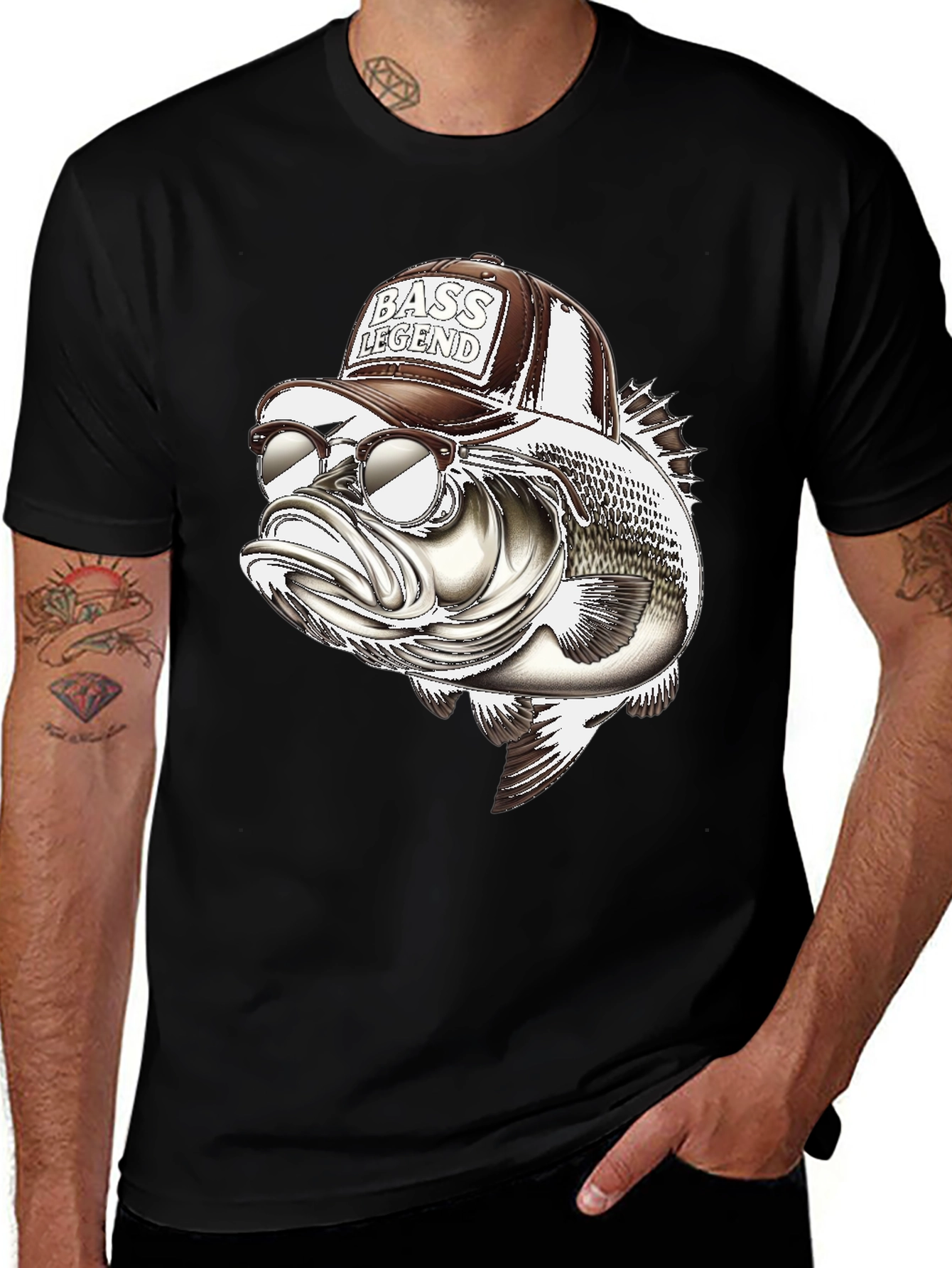 Variant 17 of Bass Legend Graphic T-Shirt