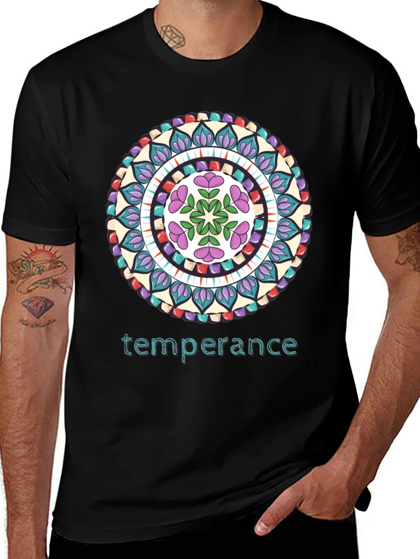 Temperance Mandala Graphic Tee